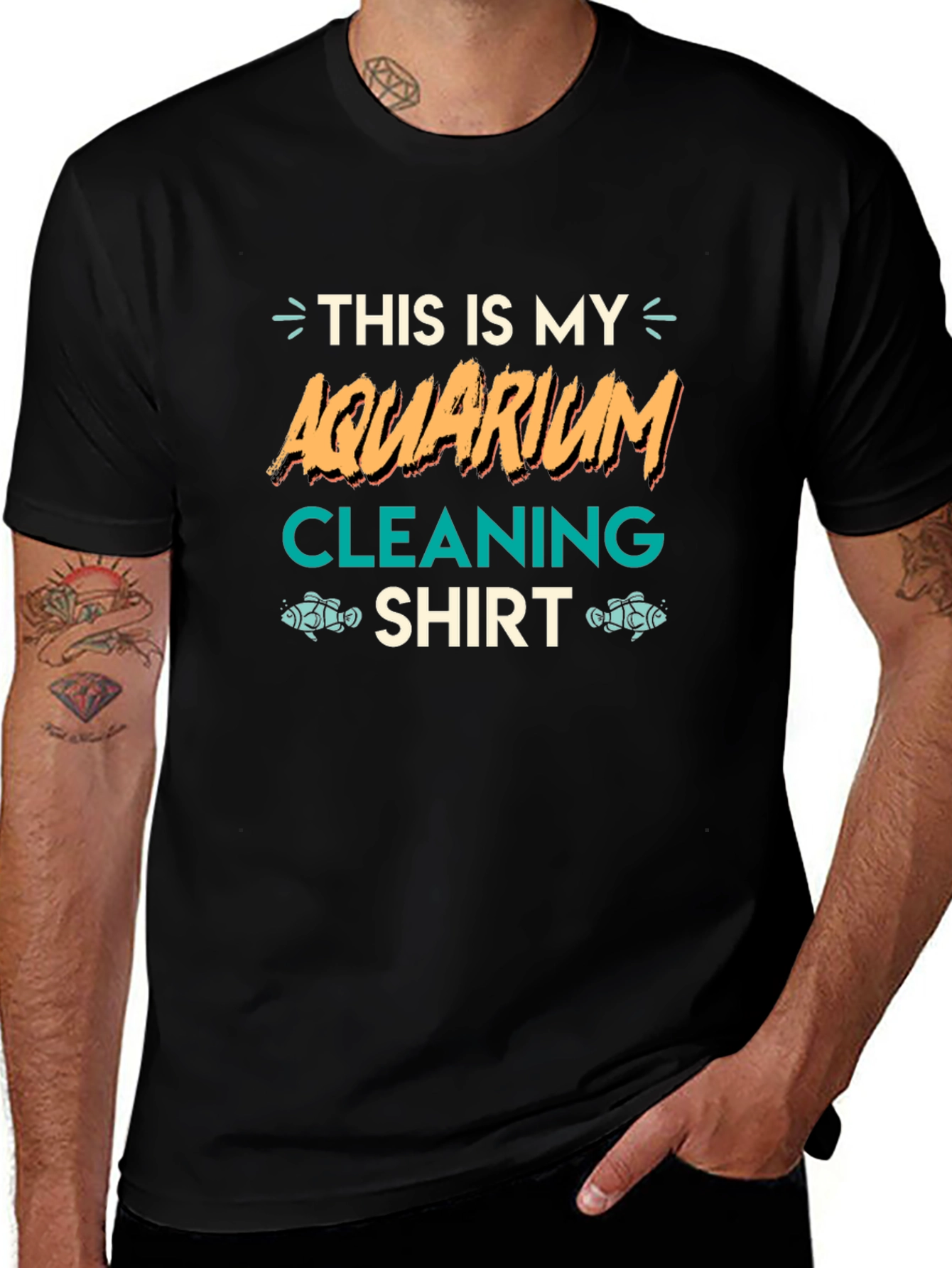 Variant 5 of Aquarium Cleaning Shirt - Funny Fish Keeper Tee