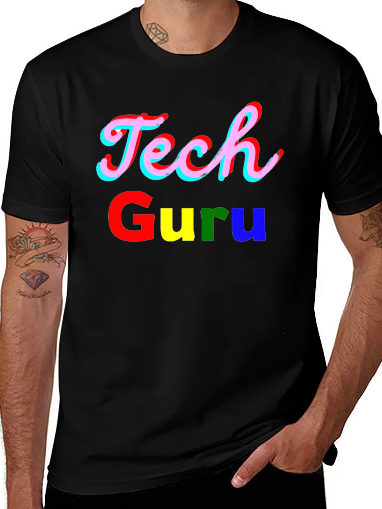 Variant 5 of Tech Guru Crew Neck T-Shirt