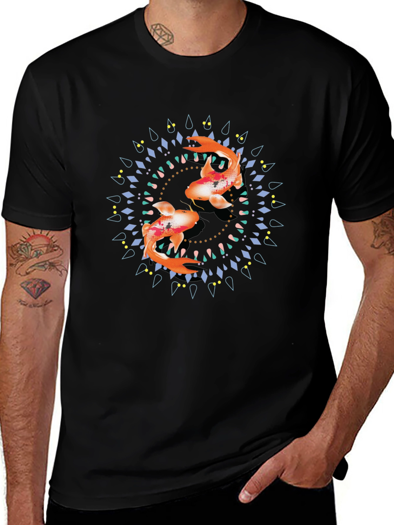 Variant 17 of Koi Yin Yang T-Shirt