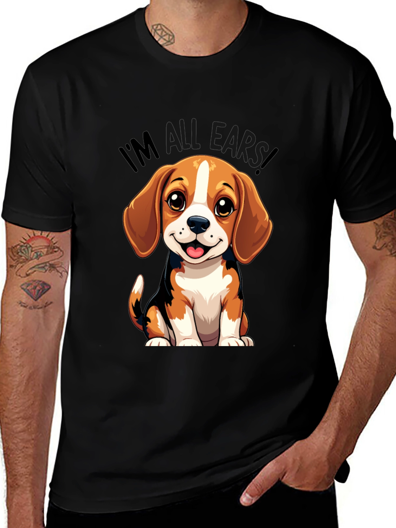 Variant 6 of I'm All Ears Cute Beagle T-Shirt