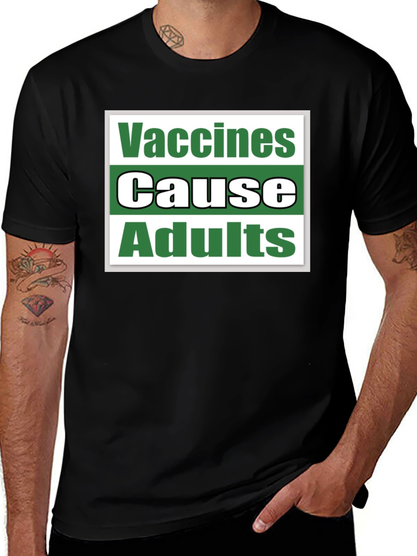 Variant 12 of Vaccines Cause Adults T-Shirt, Funny Sarcastic Tee