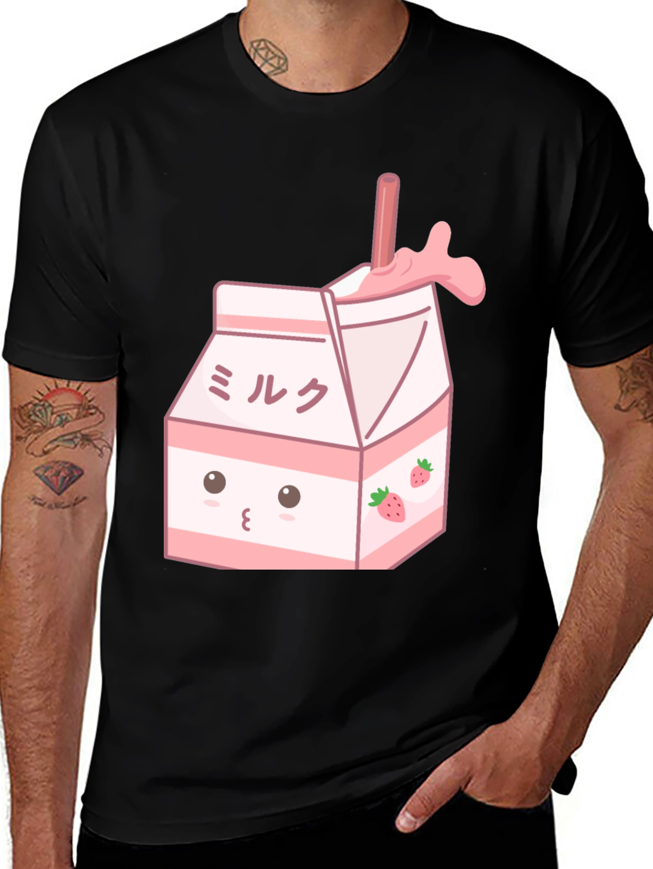 Strawberry Milk Carton Graphic Tee