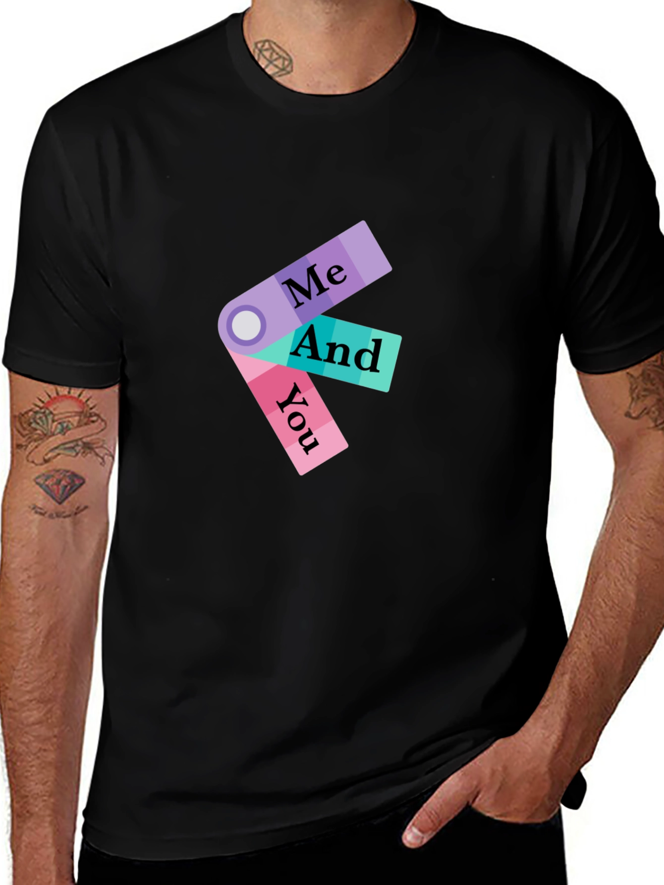 Variant 18 of Me and You Graphic Tee - Stylish Comfort
