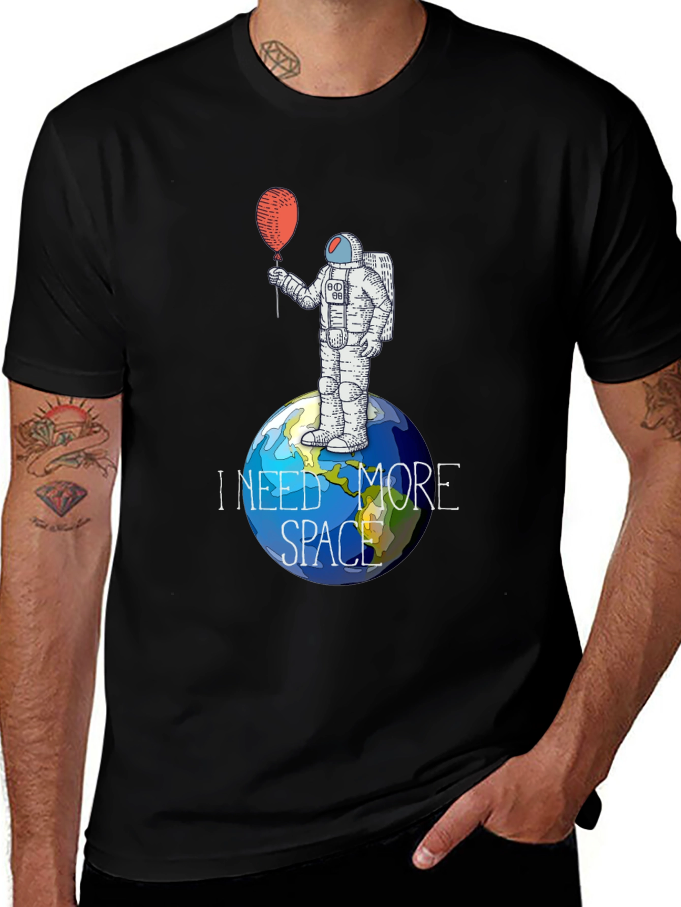 Variant 24 of I Need More Space Astronaut Graphic T-Shirt