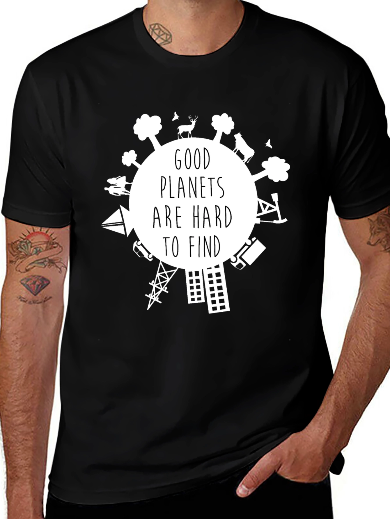 Variant 19 of Good Planets are Hard to Find Graphic T-Shirt