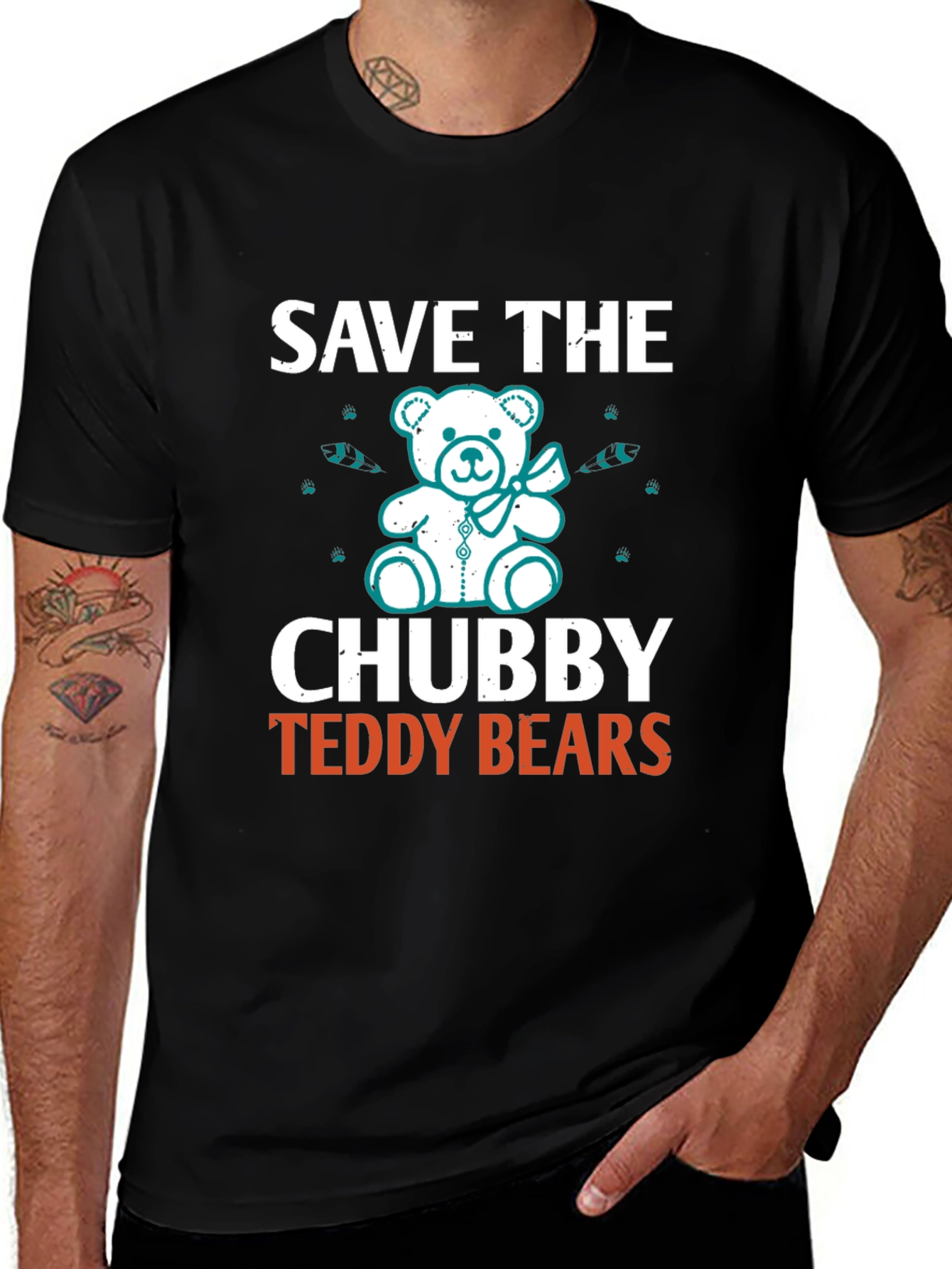 Variant 5 of Save the Chubby Teddy Bears T-Shirt