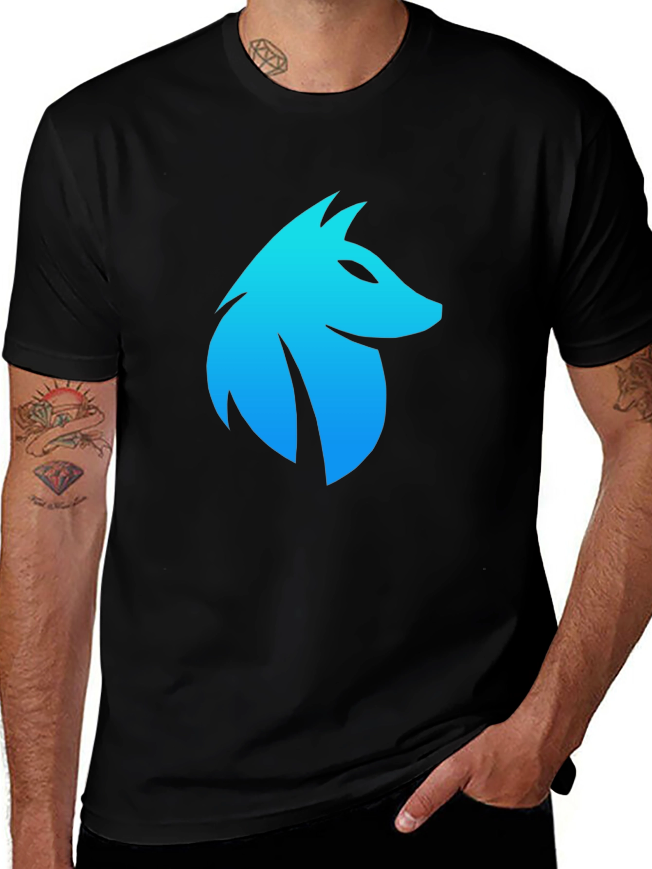 Variant 19 of Fox Head Graphic Tee - Modern Style