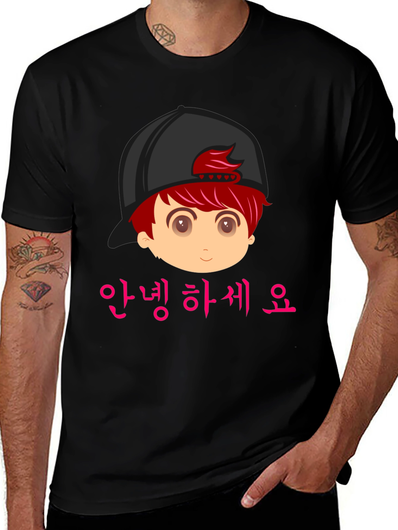 Variant 18 of Korean Greetings Graphic Tee