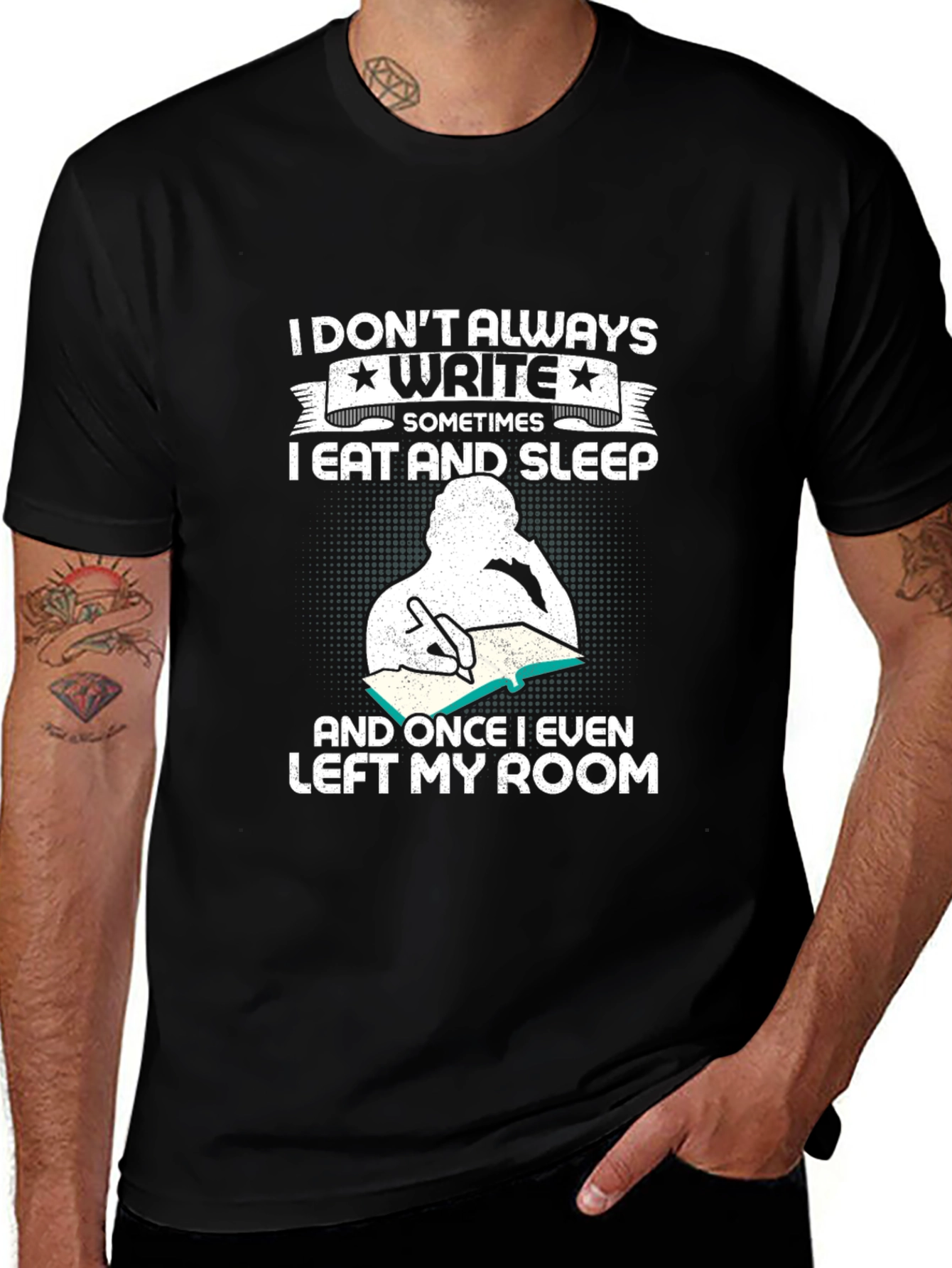 Variant 22 of Writer's Life Graphic Tee - Novelist Funny T-Shirt