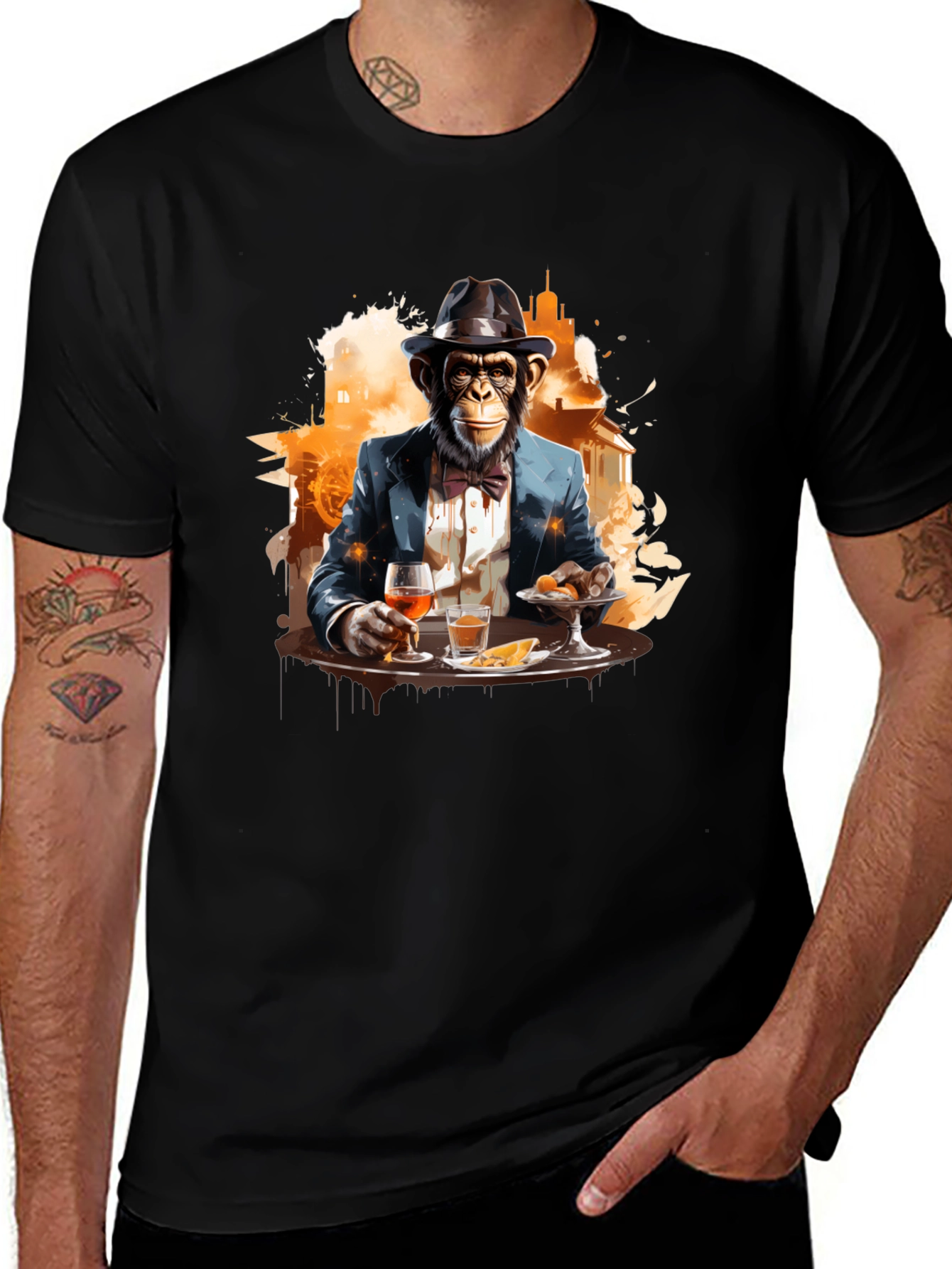 Variant 5 of Classy Chimp T-Shirt