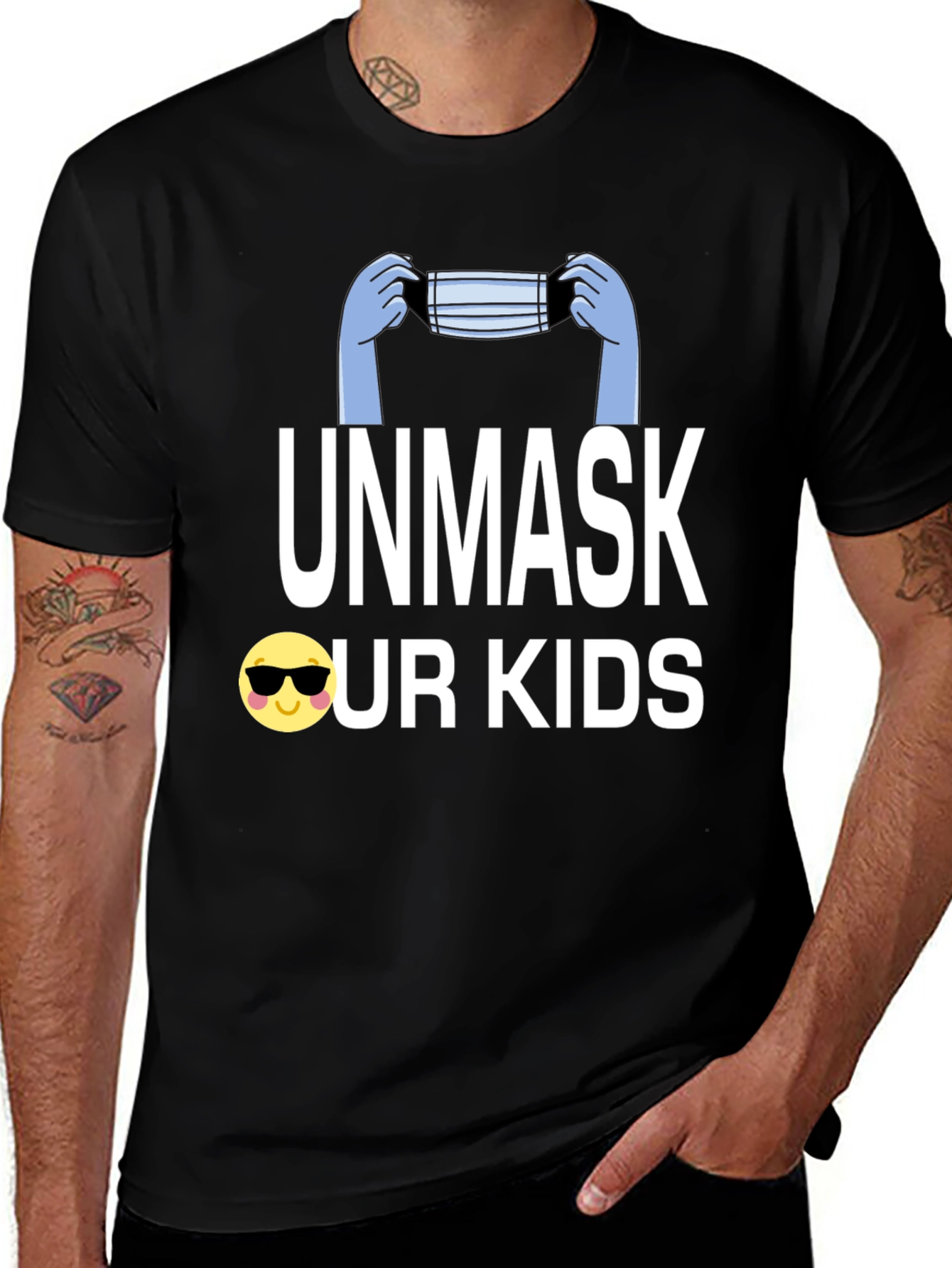 Variant 29 of Unmask Our Kids Graphic T-Shirt