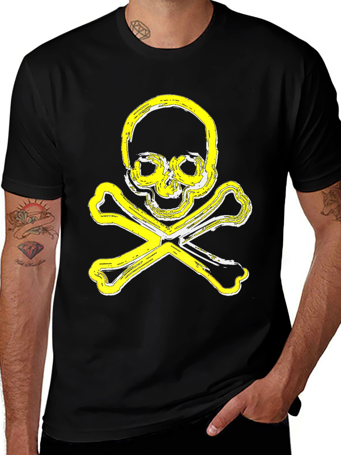 Variant 12 of Skull and Crossbones Graphic Tee