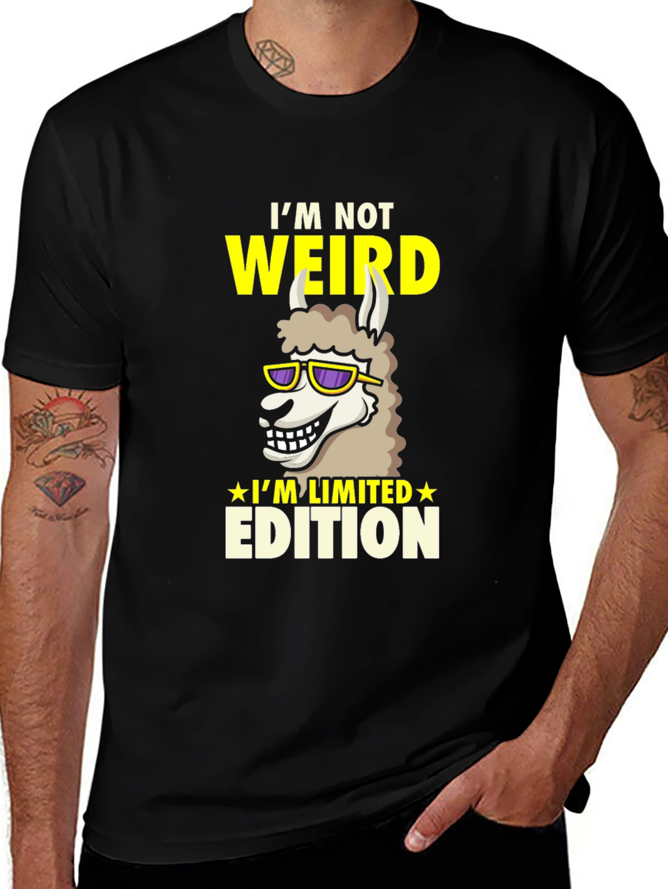 Variant 28 of I'm Not Weird, Limited Edition Funny Llama T-Shirt