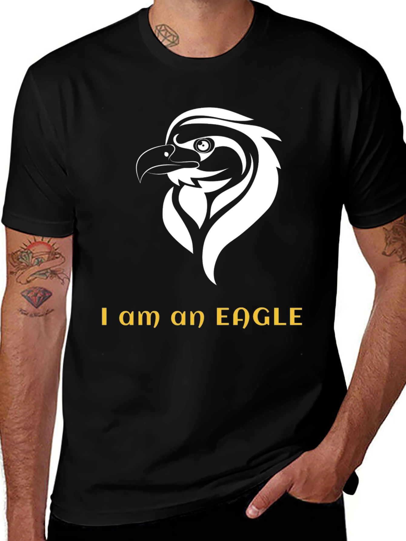 Variant 29 of I am an Eagle Graphic Tee