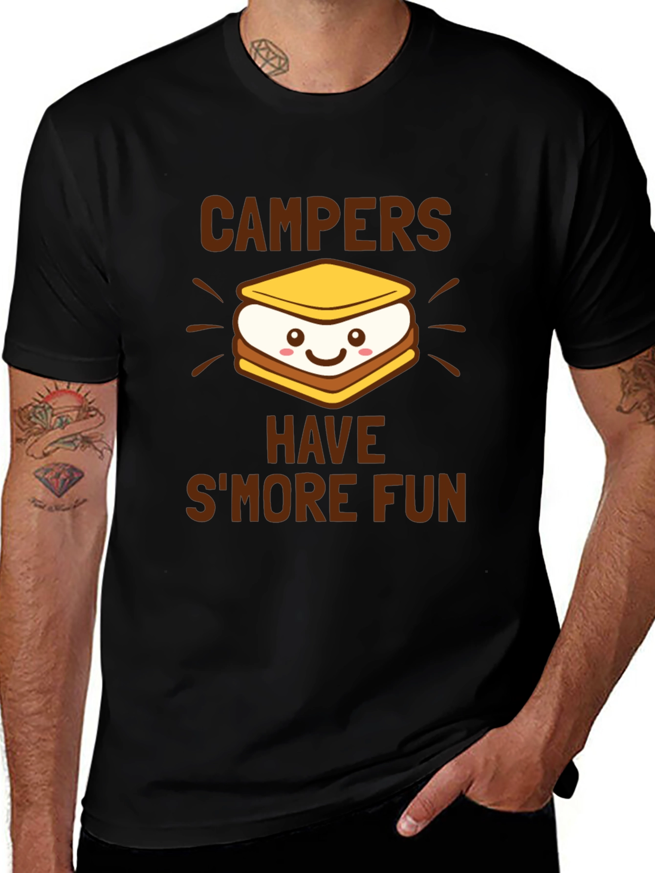 Variant 29 of Campers Have S'more Fun Graphic T-Shirt