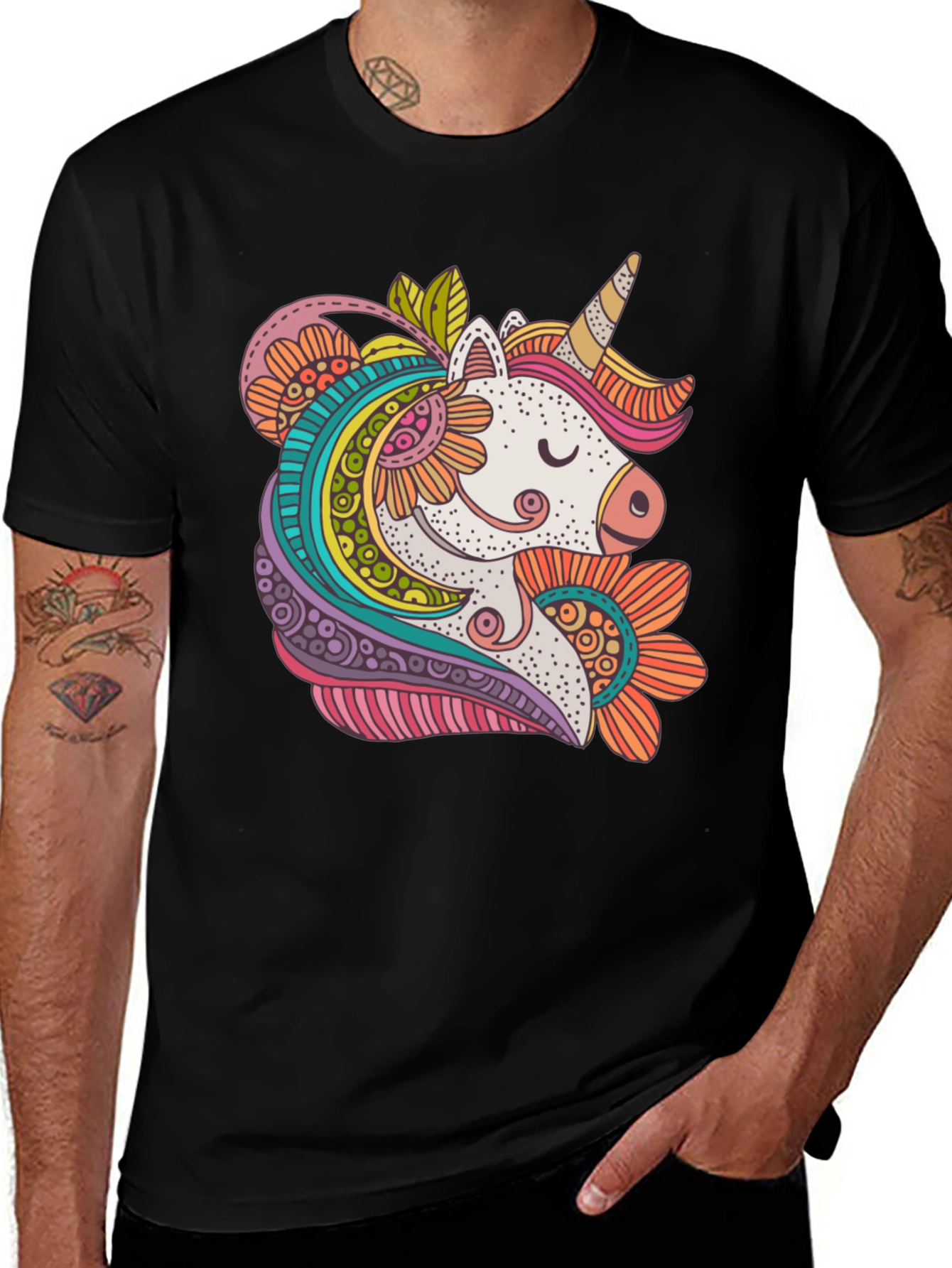 Unicorn Graphic T-Shirt - Whimsical Style
