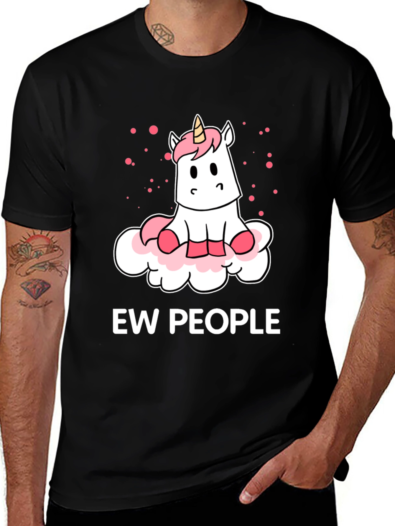 Variant 24 of Ew People Unicorn Graphic Tee - Funny Introvert T-Shirt