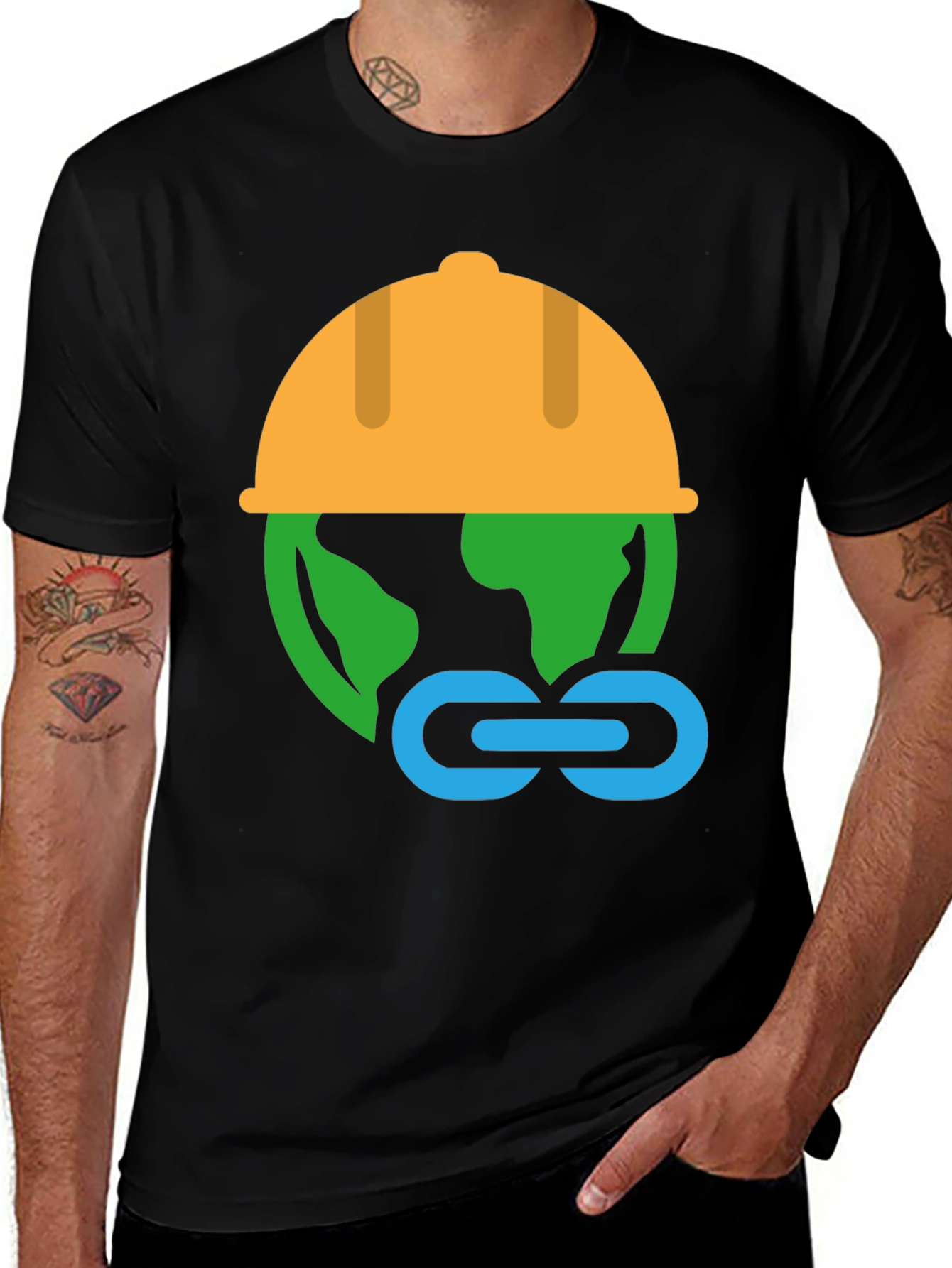 Variant 19 of Eco-Conscious Builder T-Shirt - Sustainable Future