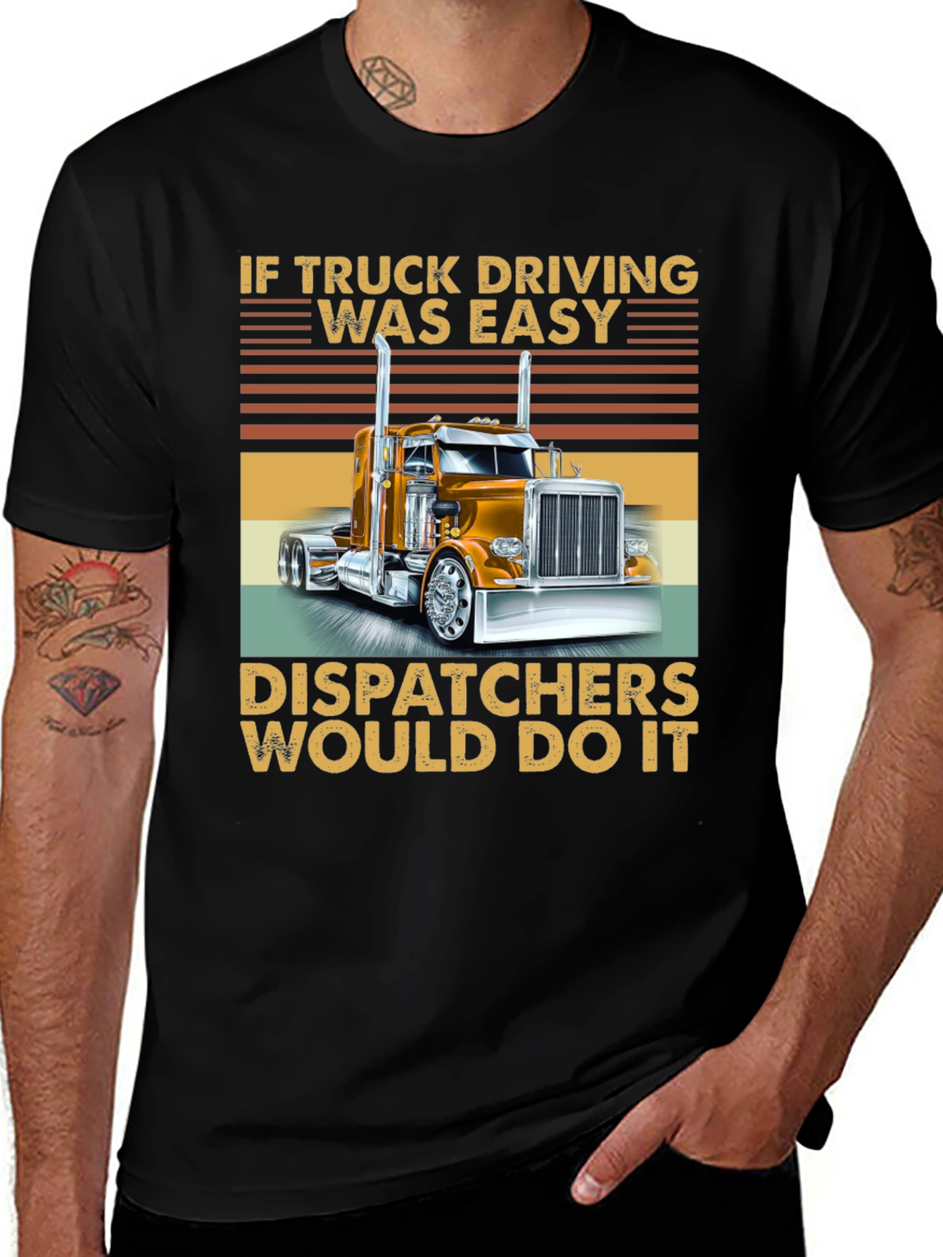 Variant 4 of Truck Driving T-Shirt - Dispatchers Do It!
