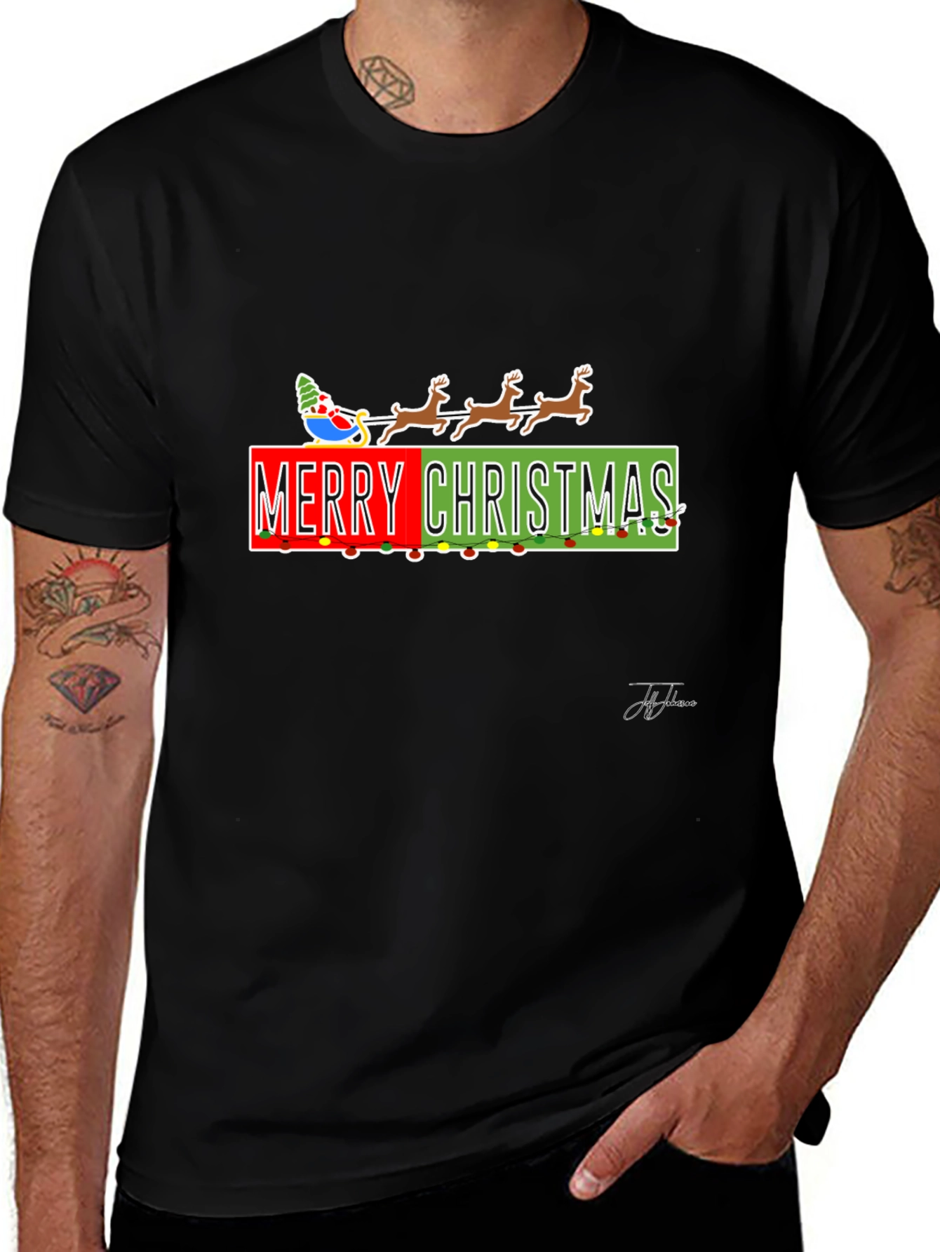 Merry Christmas Sleigh T-Shirt