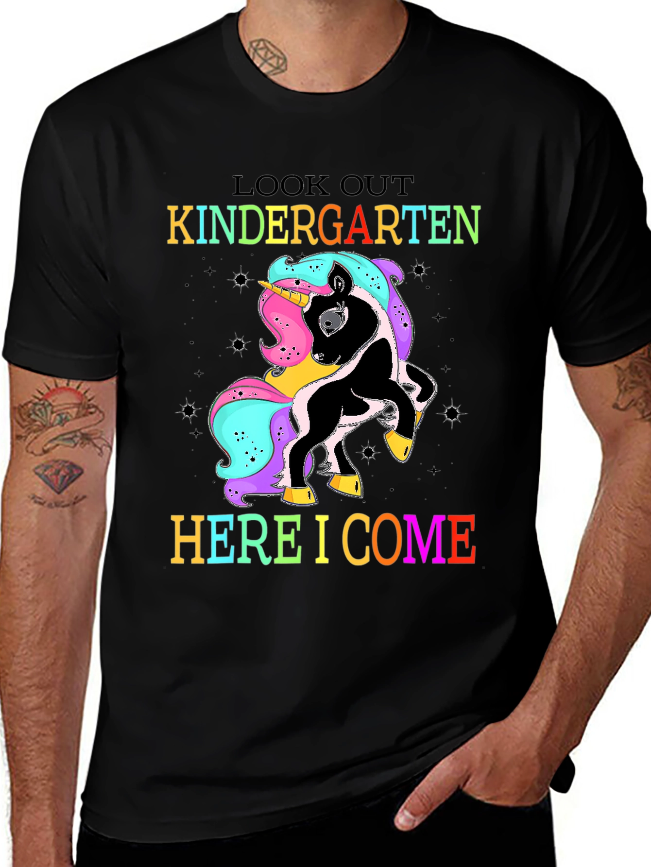Look Out Kindergarten, Here I Come Unicorn T-Shirt