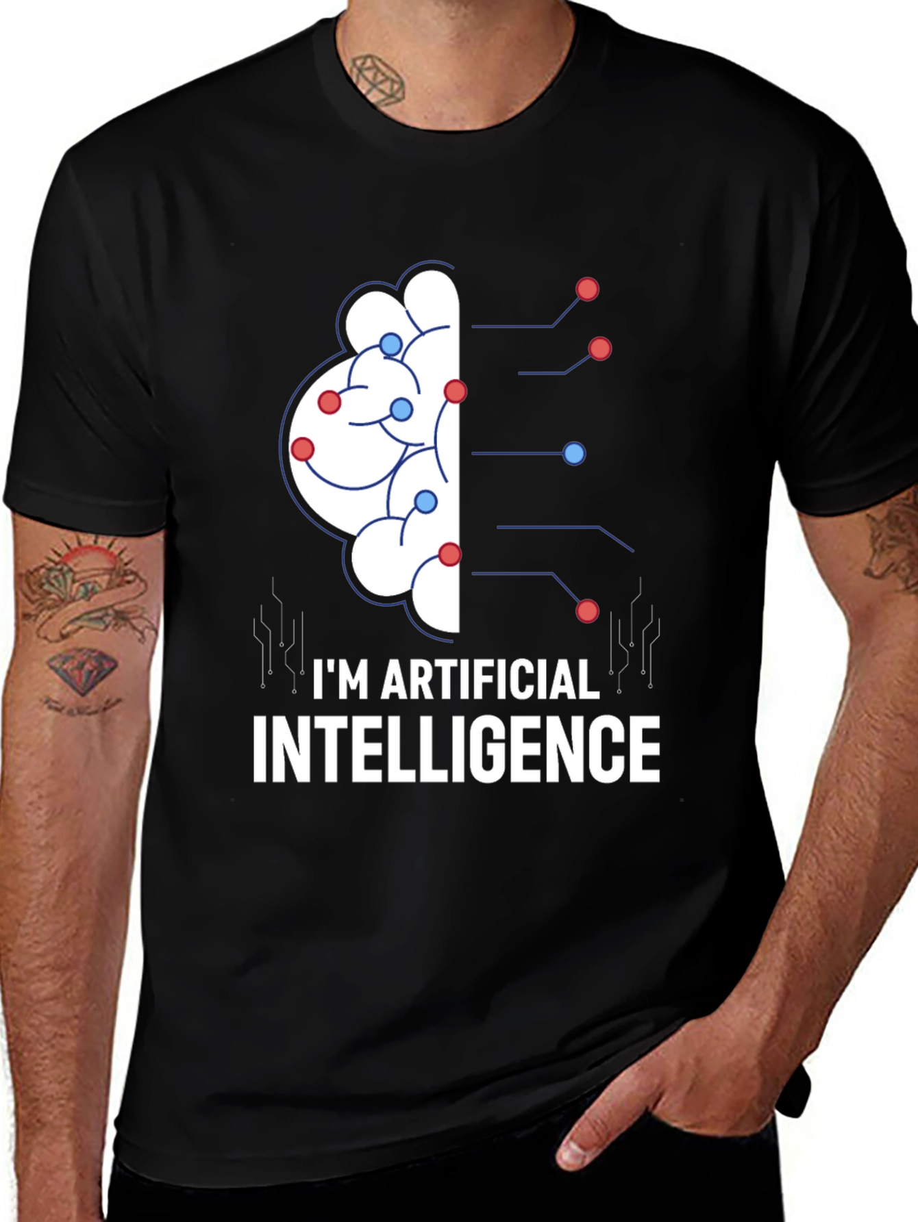AI Brain T-Shirt - Artificial Intelligence Tee