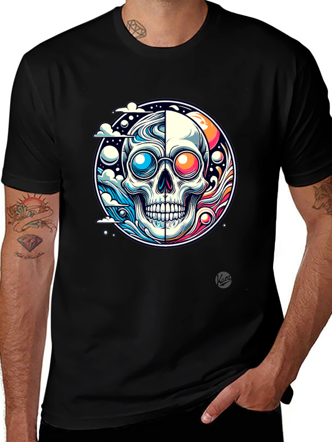 Cool Skull Graphic T-Shirt