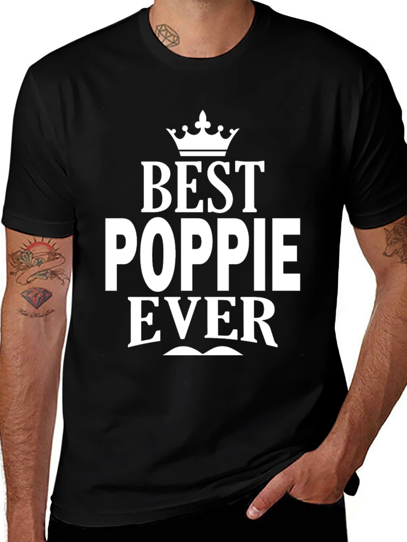 Best Poppie Ever T-Shirt - Grandpa Gift