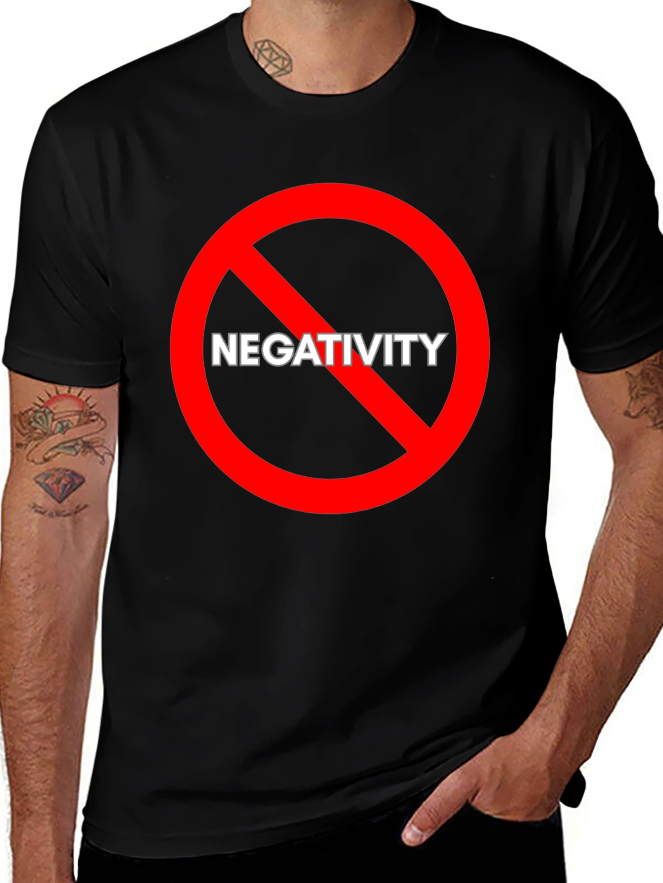 No Negativity T-Shirt - Positive Vibes Only!
