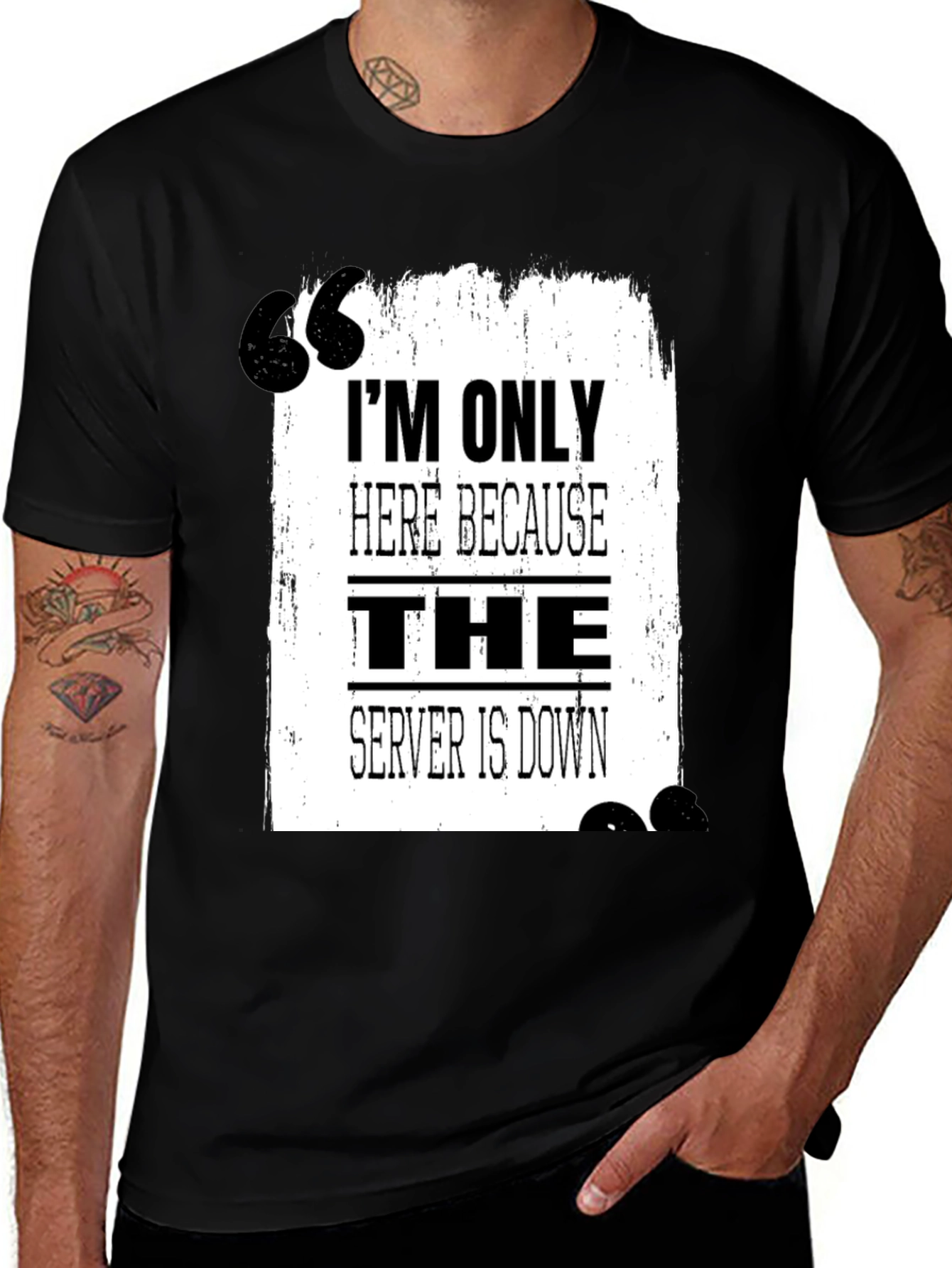 Server Down T-Shirt: Funny IT Humor Tee