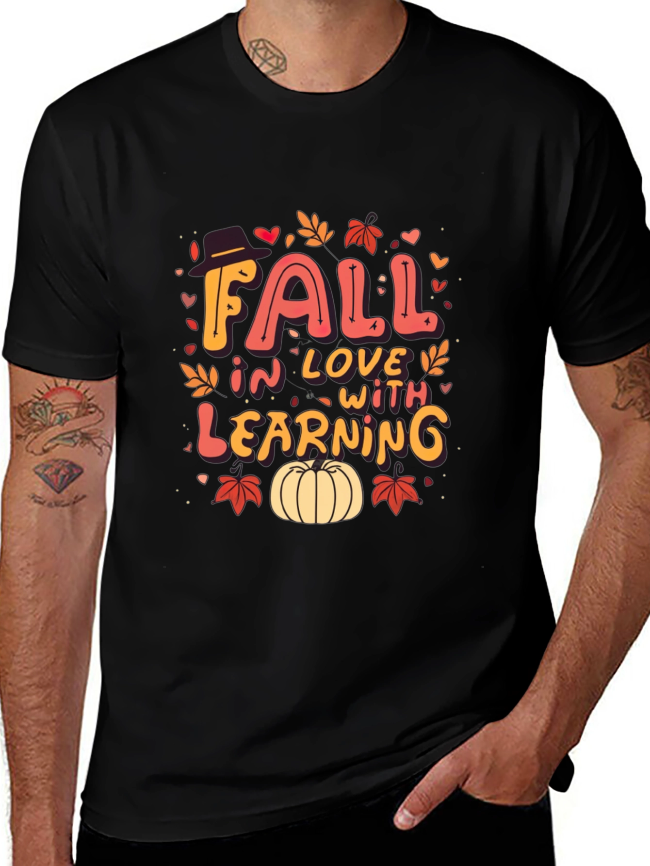 Variant 21 of Fall in Love With Learning T-Shirt