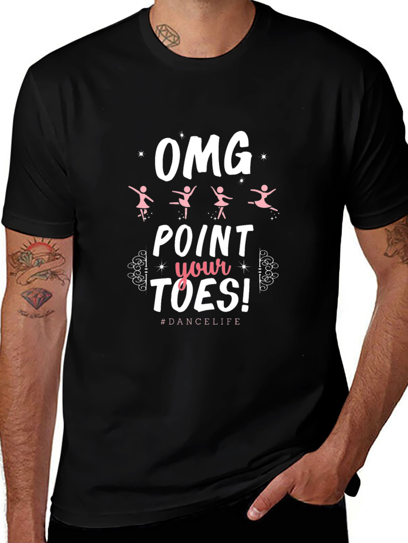 Variant 10 of OMG Point Your Toes Dance T-Shirt
