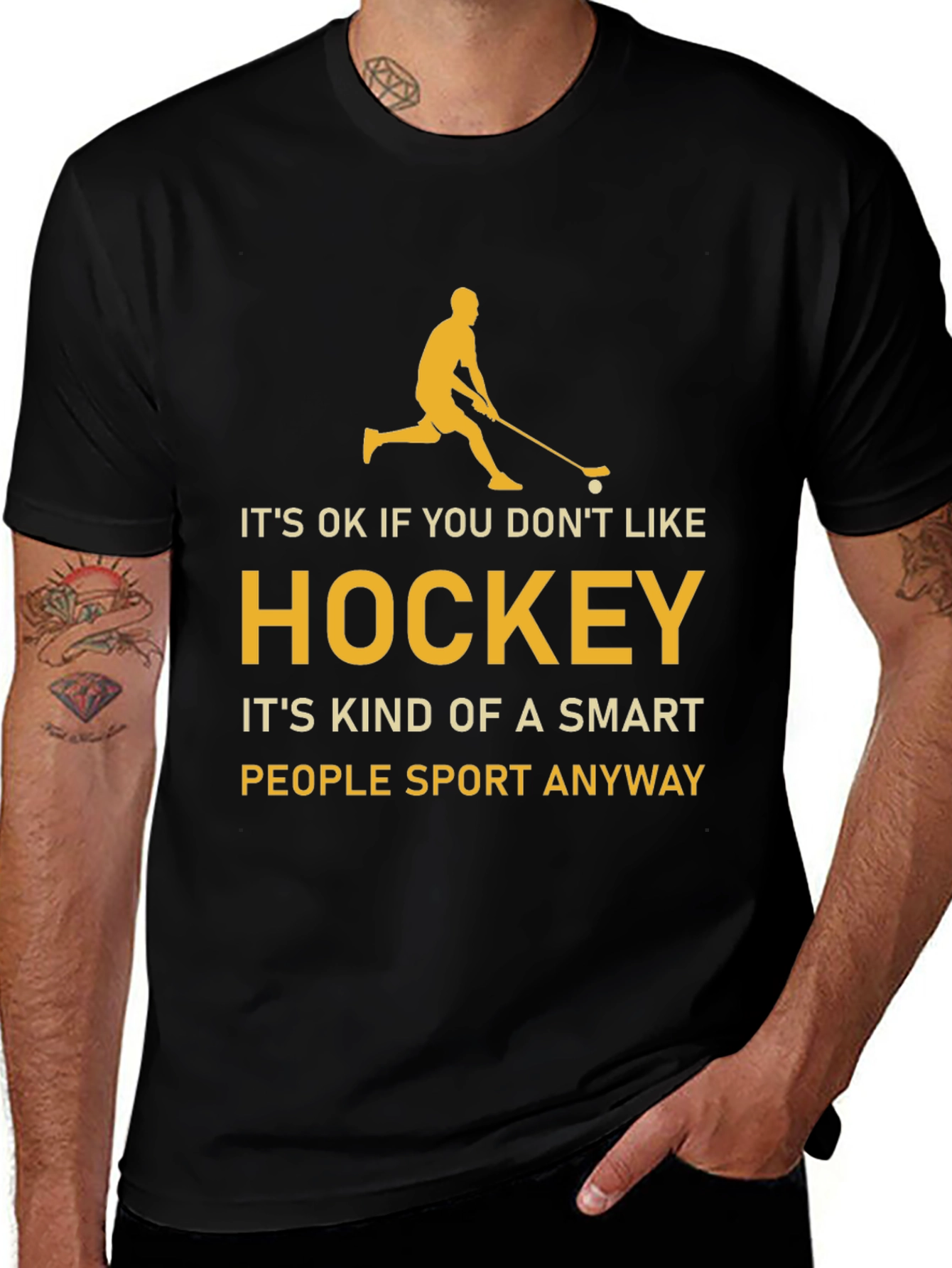 Variant 11 of Hockey Smart People Sport T-Shirt