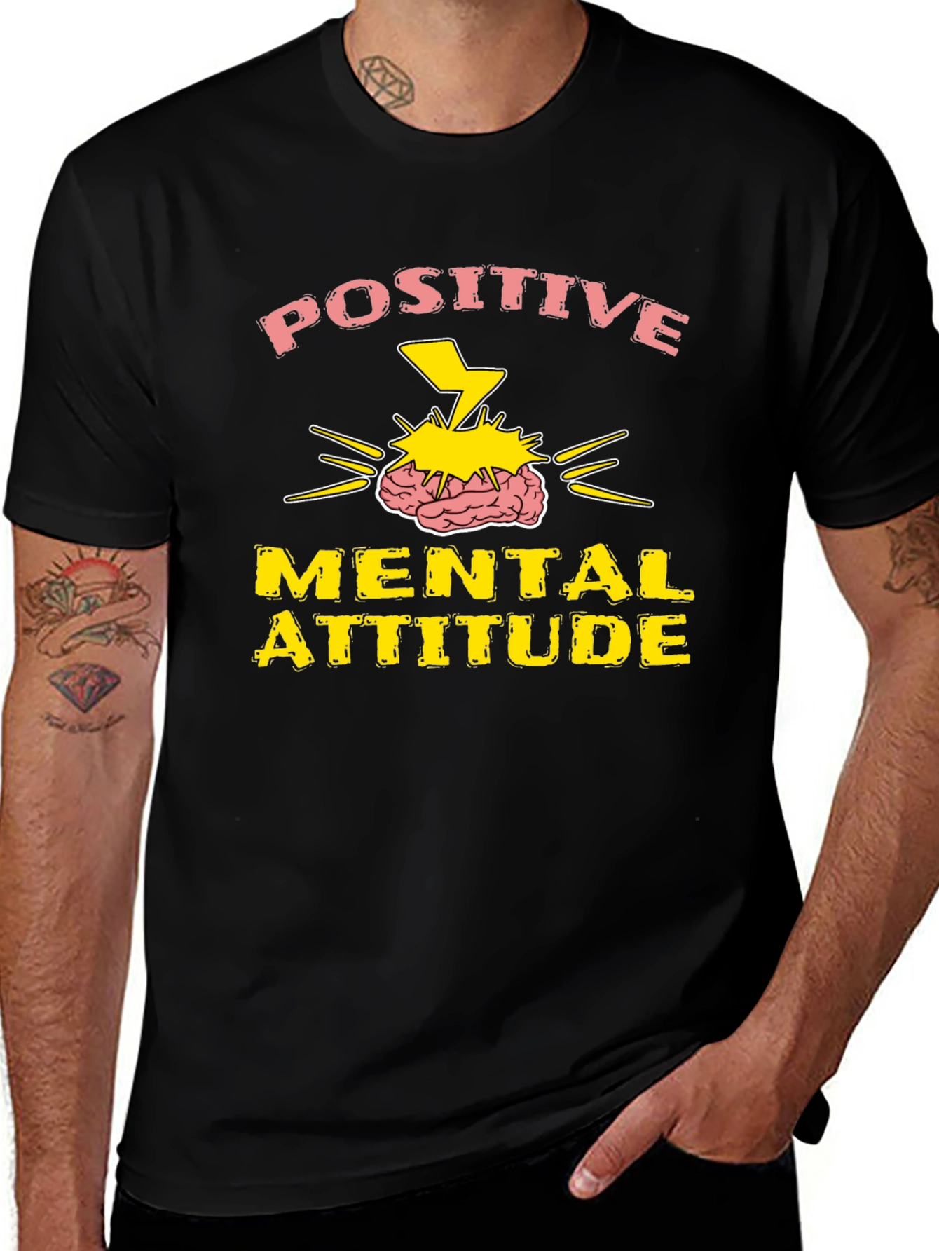 Positive Mental Attitude T-Shirt - Brain Power