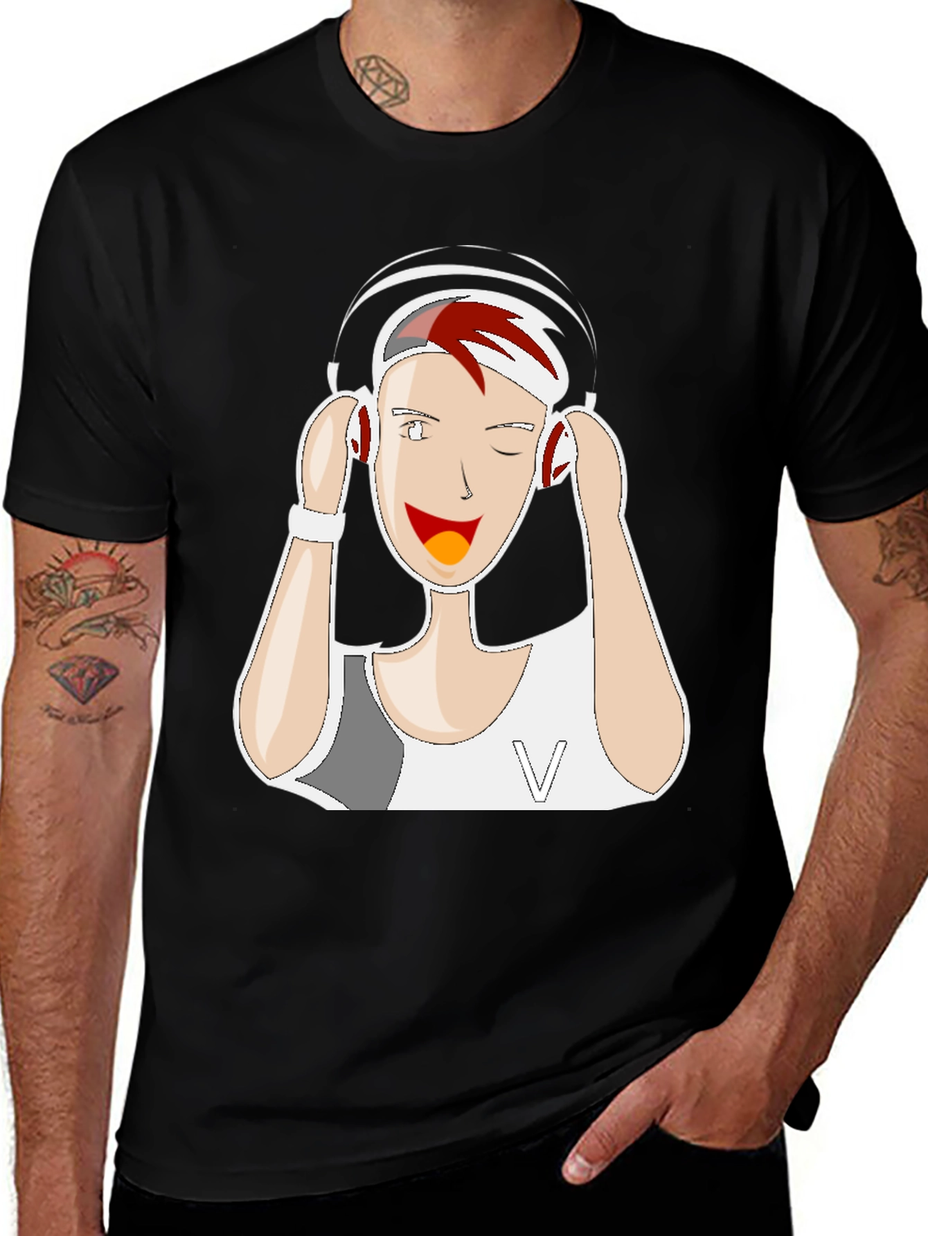 Variant 20 of Cool Cartoon Graphic T-Shirt