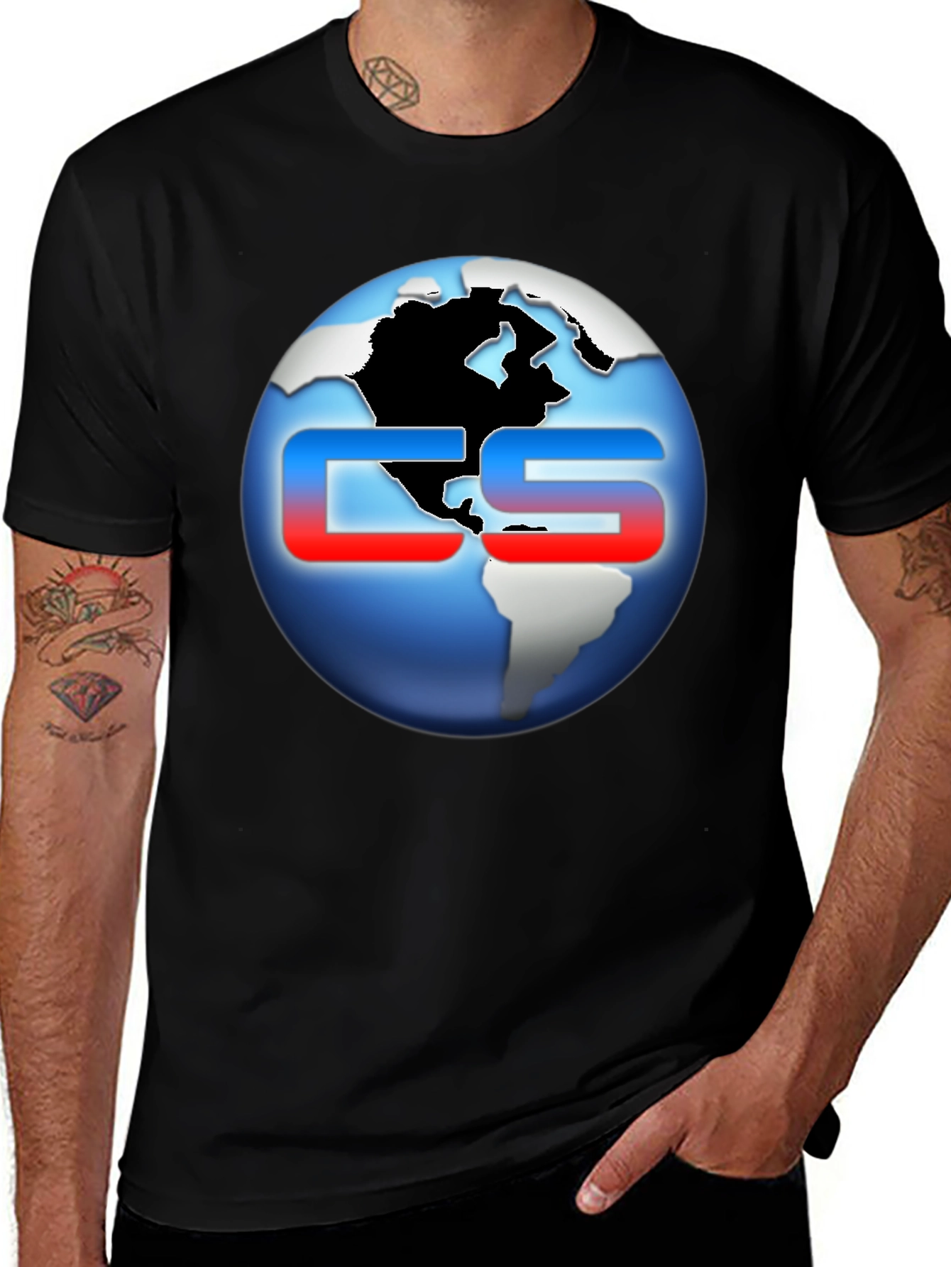 Variant 24 of CS Globe Graphic T-Shirt - Modern Style