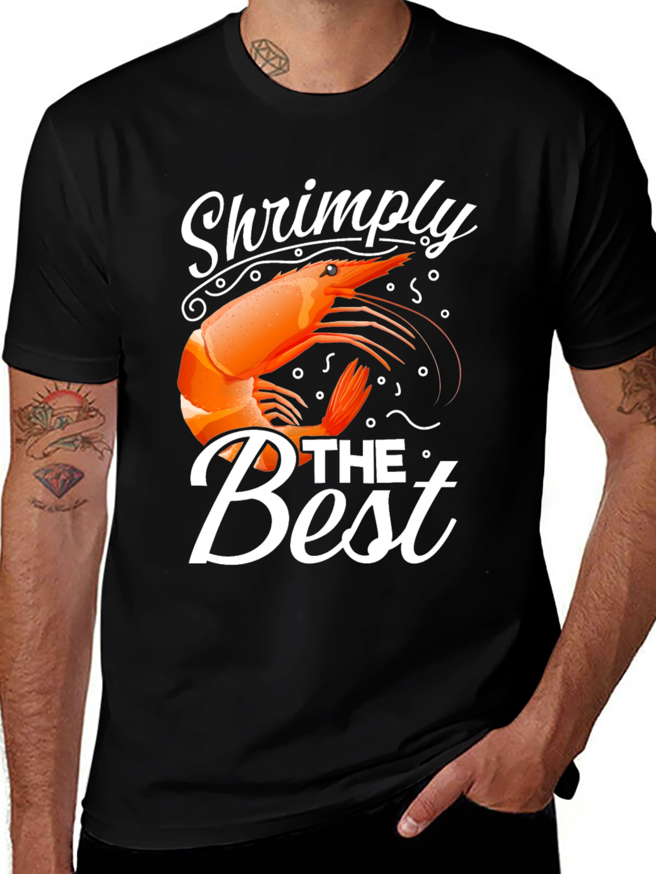 Shrimply the Best Graphic T-Shirt