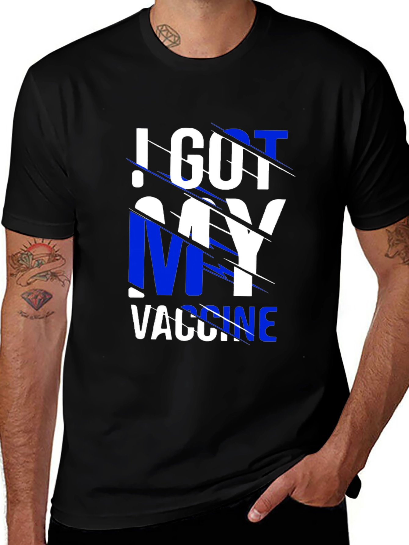 Variant 12 of I Got My Vaccine Graphic T-Shirt