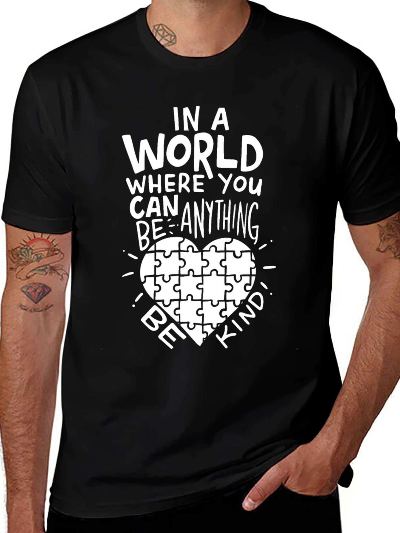 Variant 13 of Be Kind Autism Awareness T-Shirt