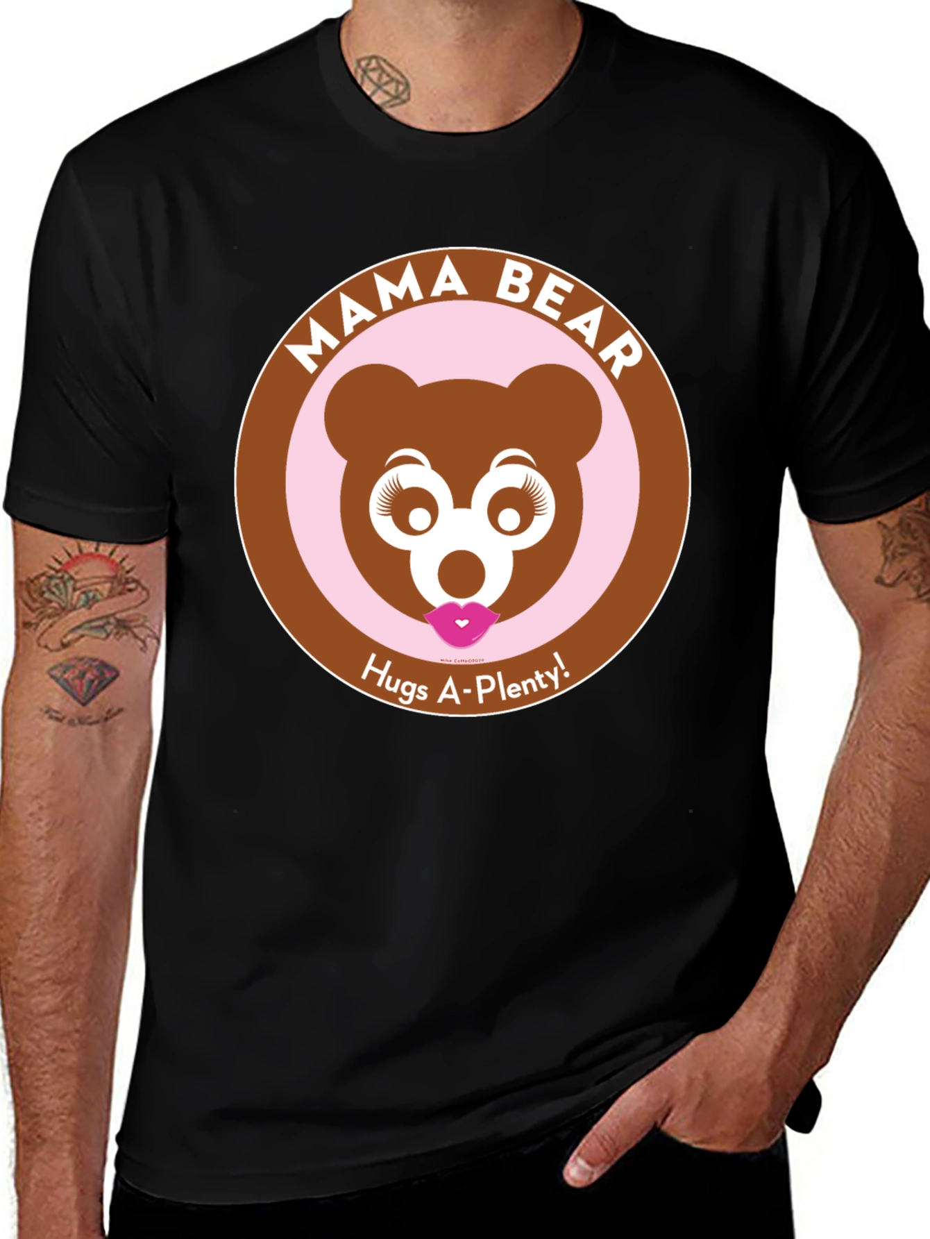 Mama Bear Hugs T-Shirt - Soft & Stylish