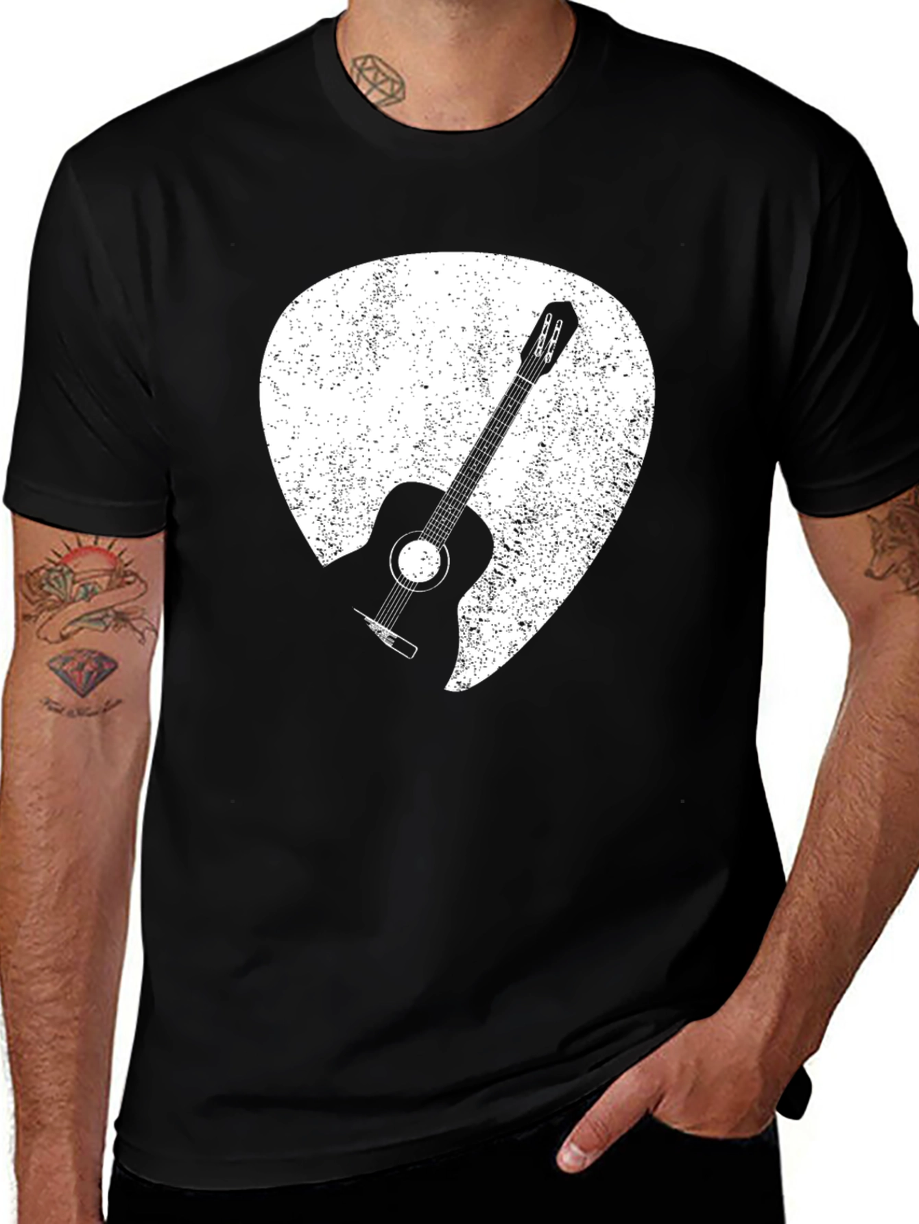 Variant 18 of Guitar Pick Graphic Tee