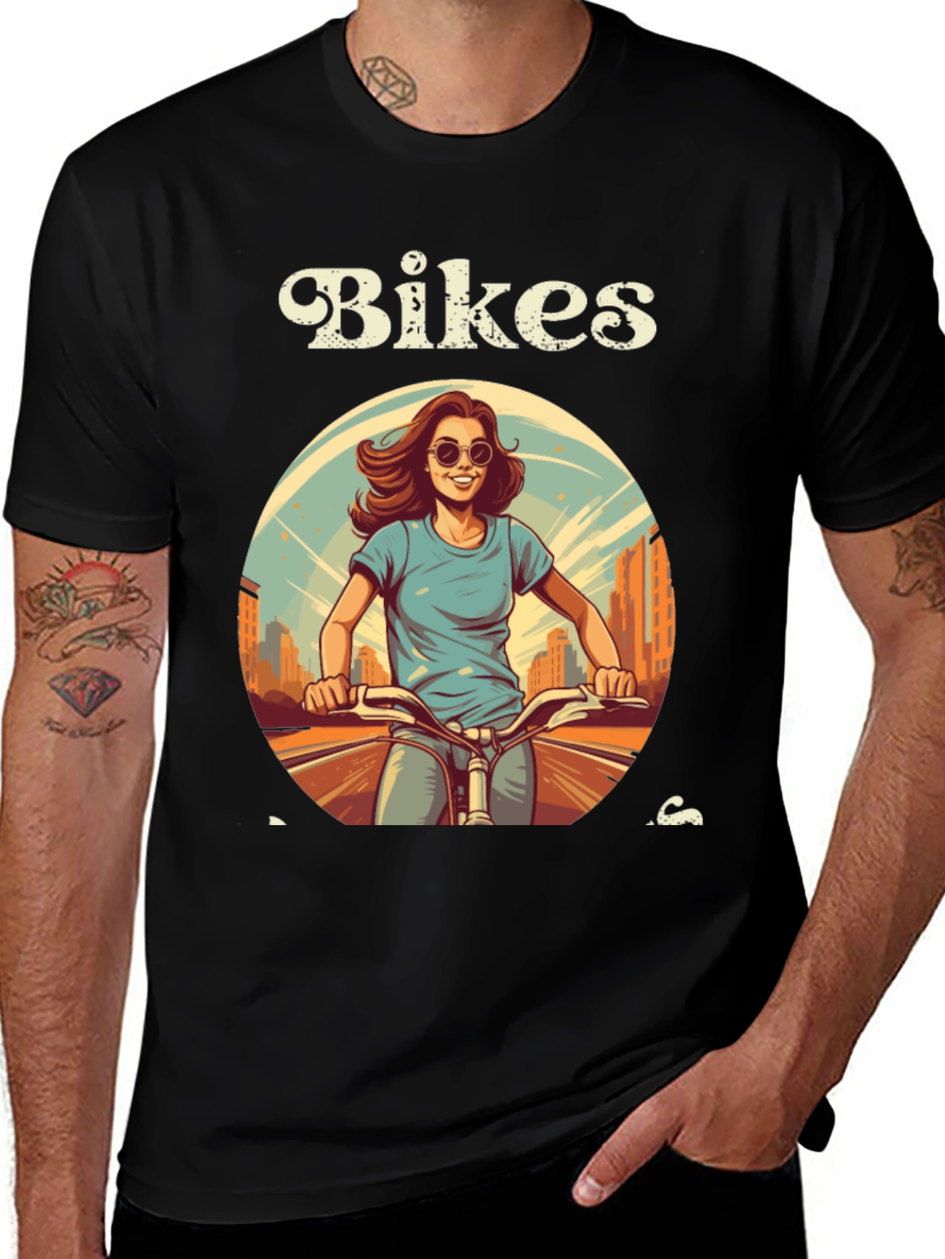 Variant 29 of Vintage Bikes Graphic T-Shirt