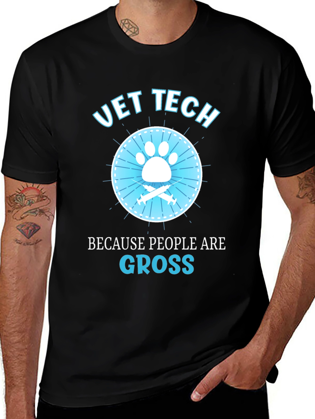 Variant 30 of Vet Tech Because People Are Gross T-Shirt