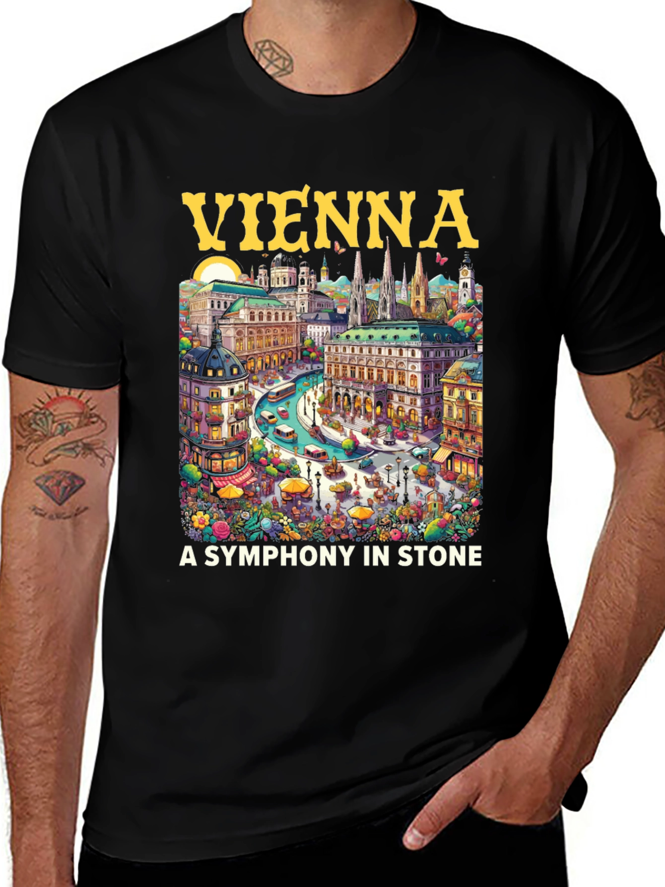 Vienna T-Shirt: A Symphony in Stone