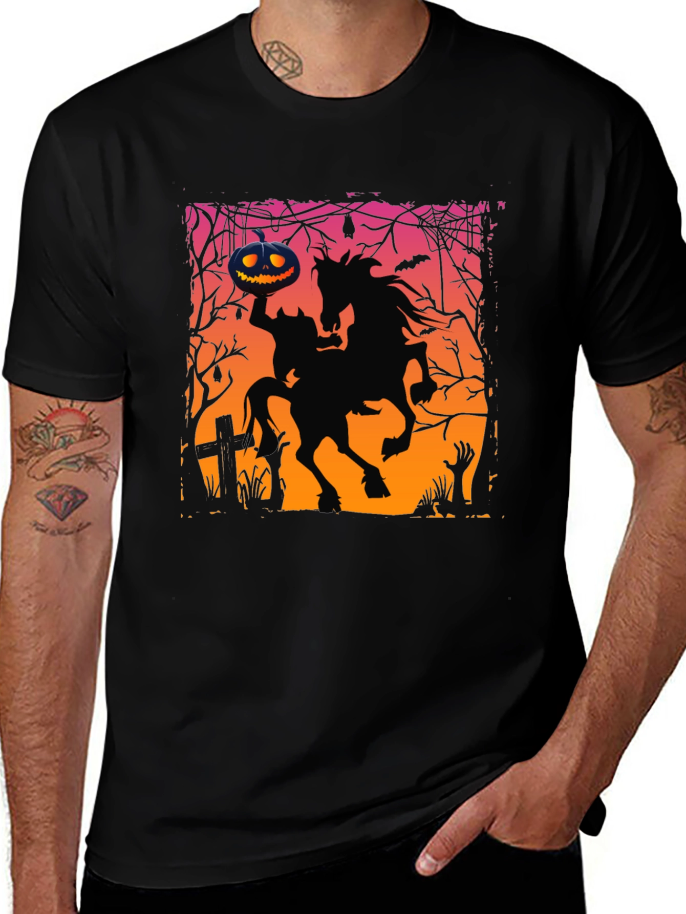 Headless Horseman Halloween T-Shirt
