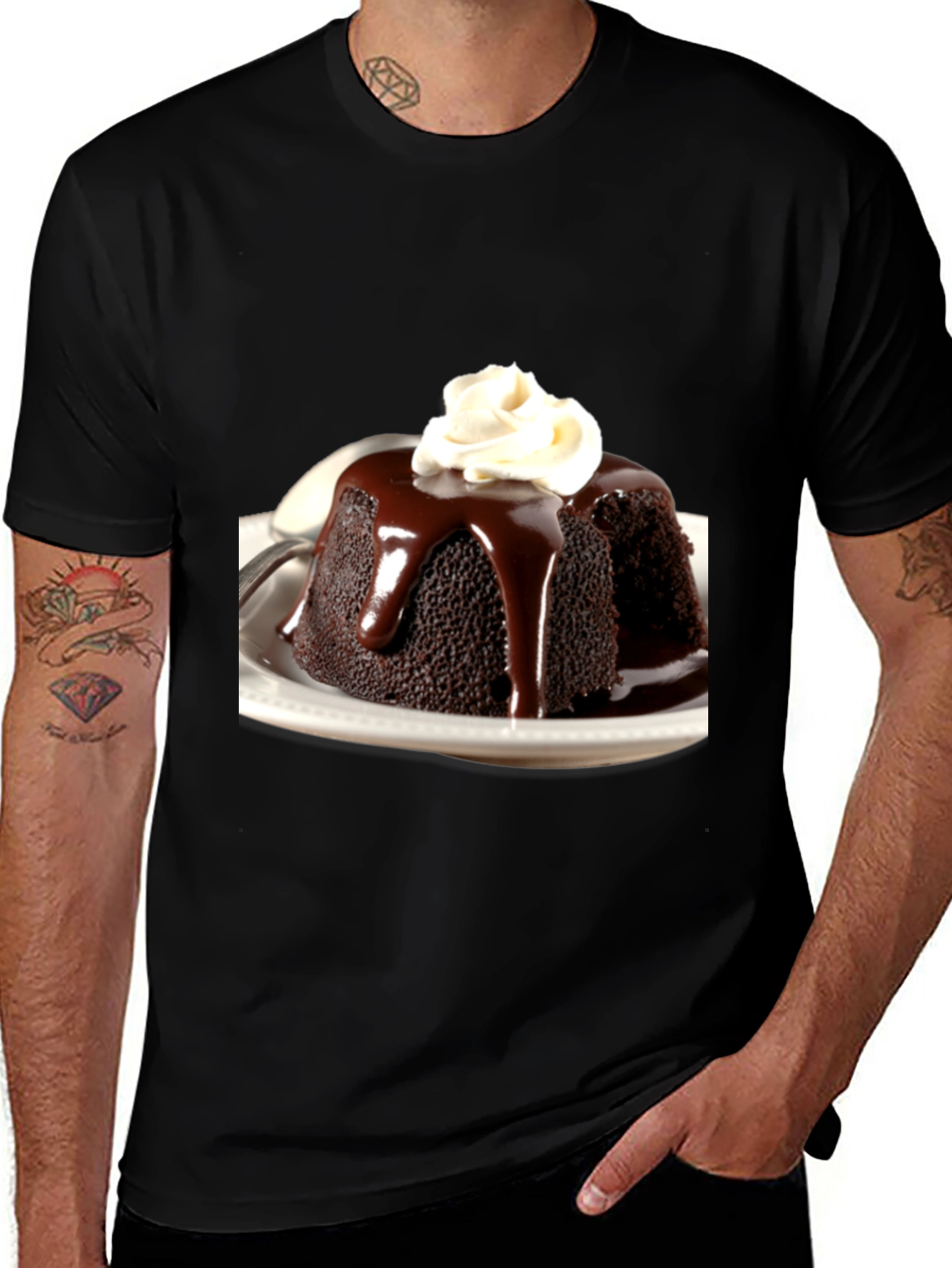 Variant 3 of Chocolate Pudding Dessert T-Shirt