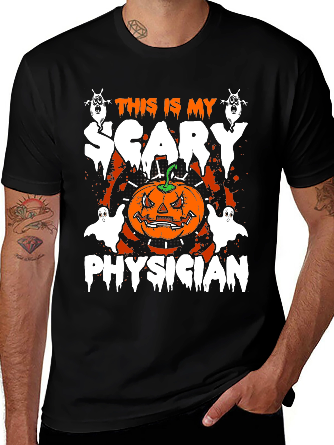 Scary Physician Halloween T-Shirt