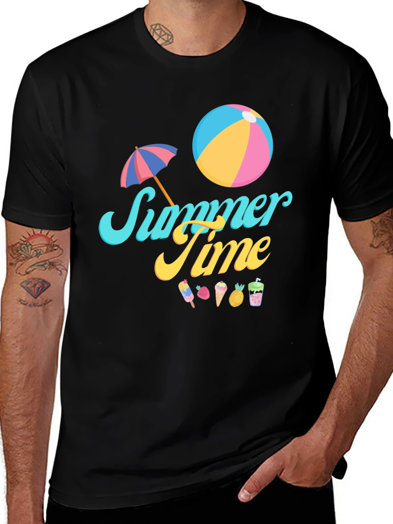Variant 16 of Summer Time T-Shirt - Beach Vibes
