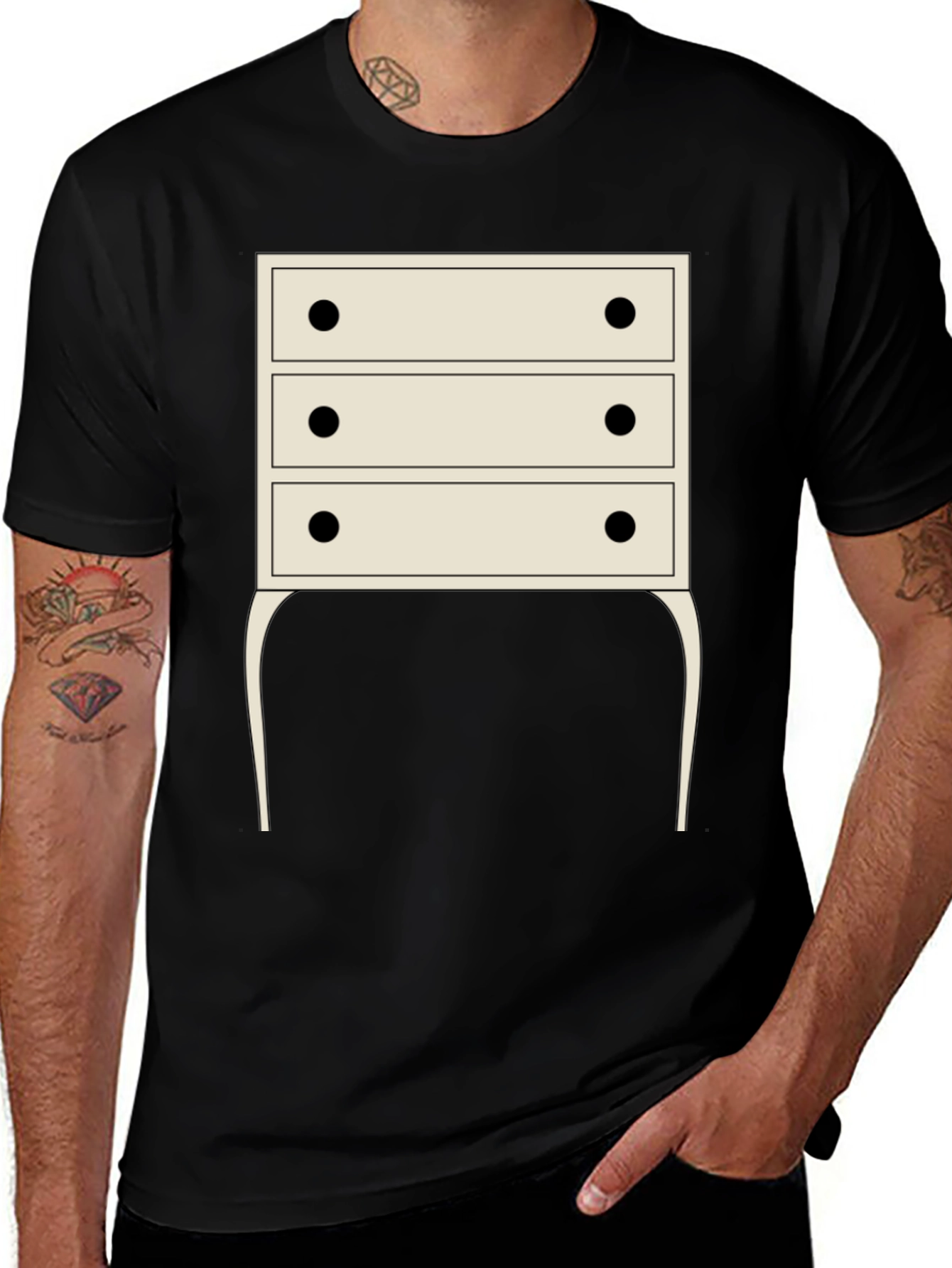 Variant 2 of Drawer Dresser Graphic Tee - Unique Design