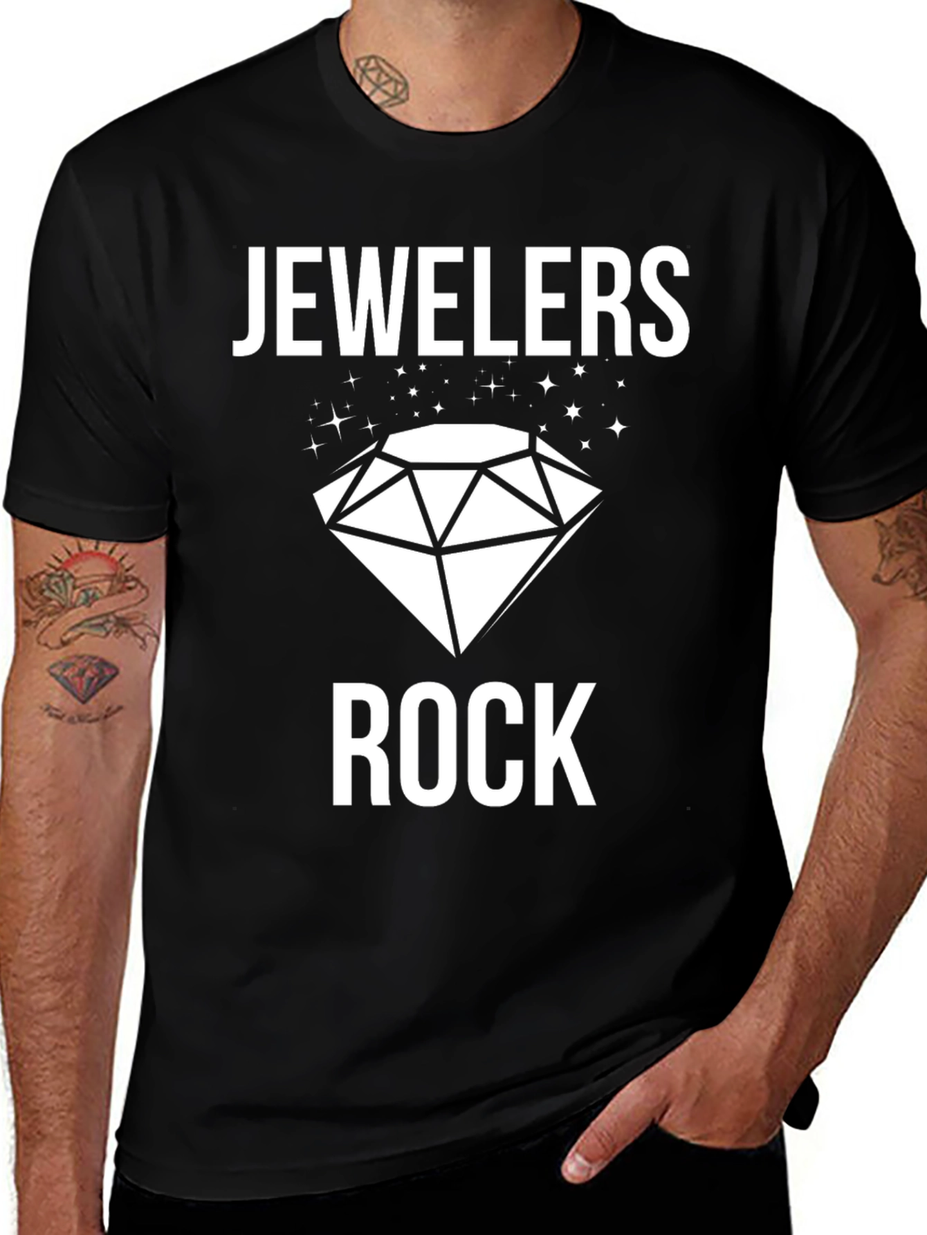 Variant 9 of Jewelers Rock T-Shirt - Diamond Graphic Tee
